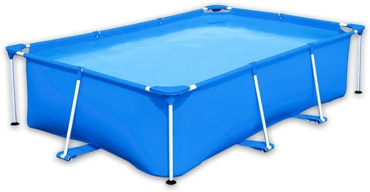 استخر تاشو بزرگ غیر بادی برای کودکان، بزرگسالان و حیوانات خانگی، استخرهای شنای ضخیم تاشو روی زمین، استخرهای مستطیلی برای تفریح در فضای باز و بازی با آب (A02-آبی 390*300*60cm) استخر تاشو بزرگ غیر بادی برای کودکان، بزرگسالان و حیوانات خانگی، استخرهای شنای ضخیم تاشو روی زمین، استخرهای مستطیلی برای تفریح در فضای باز و بازی با آب (A02-آبی 390*300*60cm)