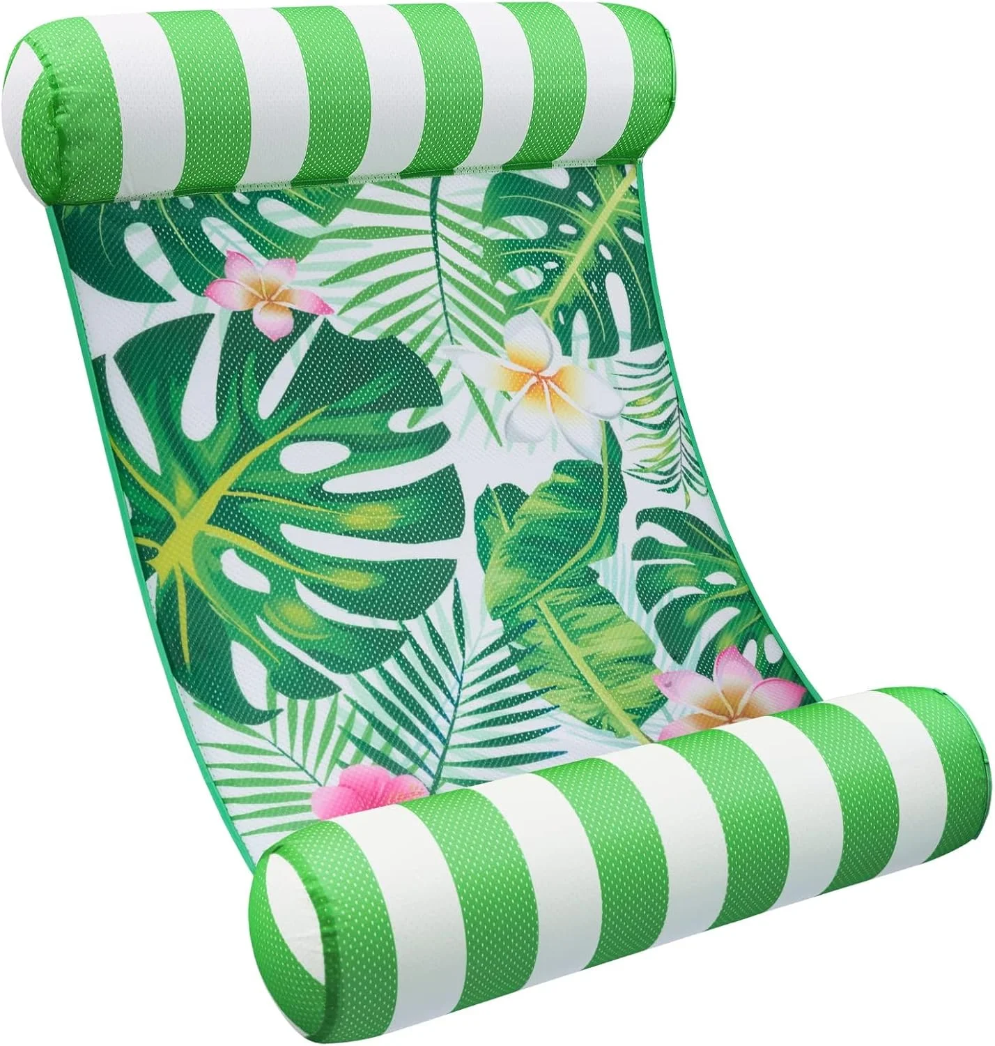 تخت آفتاب گیر آبی BIGTHREE برای بزرگسالان، شناورهای استخری، شناورهای بادی، چند منظوره 4 در 1 (صندلی زین، صندلی استراحت، تخت آویز، قایق) برای ساحل، پارک آبی