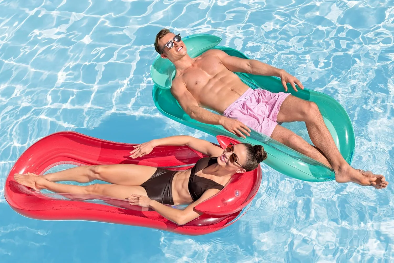 استراحتگاه آبی بادی بست وی، شناور استخر بادی برای بزرگسالان، رنگ های متنوع