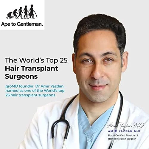 سرم ضد ریزش مو GroMD، درمان رشد مو، رشد مجدد، اسپری فعال کننده فولیکول، روغن آرگان، بیوتین و کافئین، ضخیم کننده، ساخته شده توسط پزشک، مواد مسدود کننده DHT، 60 روزه سرم ضد ریزش مو GroMD، درمان رشد مو، رشد مجدد، اسپری فعال کننده فولیکول، روغن آرگان، بیوتین و کافئین، ضخیم کننده، ساخته شده توسط پزشک، مواد مسدود کننده DHT، 60 روزه