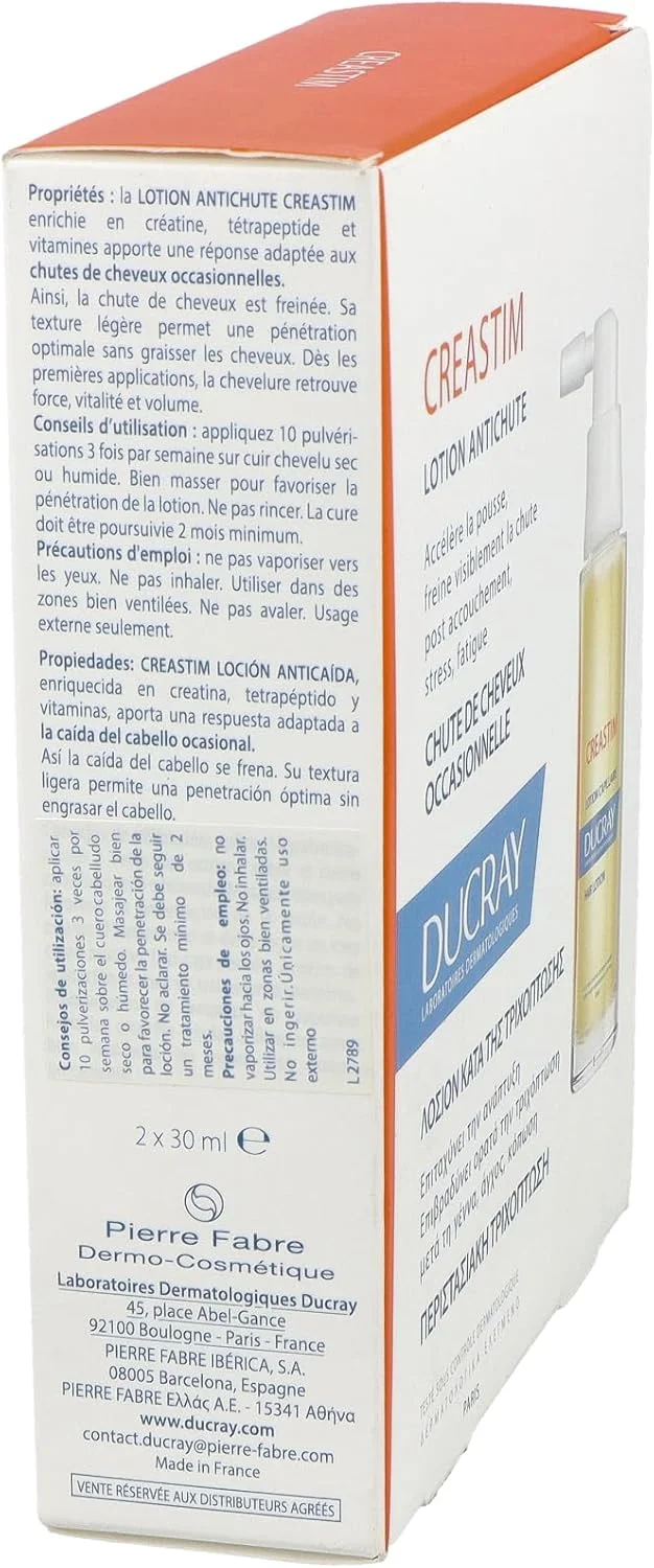 لوسیون ضد ریزش مو دوکری کراستیم، 60 میلی لیتر لوسیون ضد ریزش مو دوکری کراستیم، 60 میلی لیتر