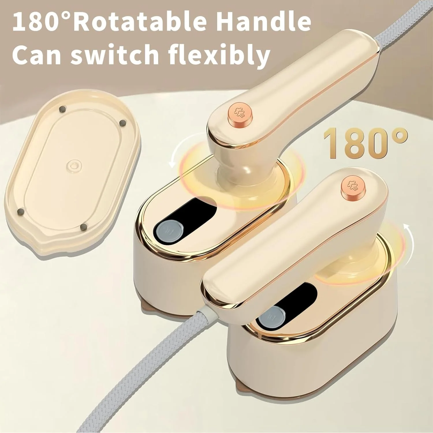 اتو بخار مسافرتی کوچک Yoawllty، اتو بخار دستی قابل حمل برای لباس، اتو بخار کوچک مسافرتی، لوازم ضروری خوابگاه مسافرتی، هدیه