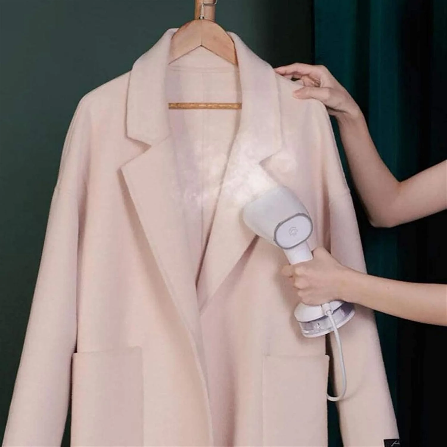 بخارگر لباس UOOD، بخارگر دستی قدرتمند و قابل حمل برای مسافرت، از بین برنده چروک پارچه، گرم شدن سریع