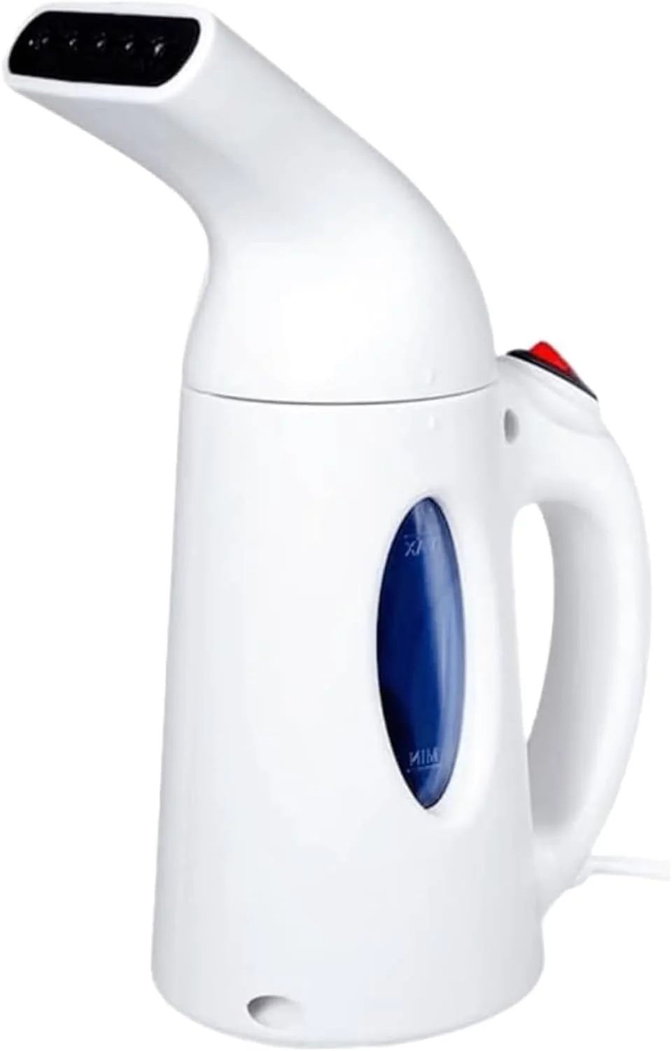 بخارگر لباس مسافرتی قابل حمل THE WHITE SHOP، اتو بخار دستی کوچک برای پارچه، ظرفیت 104 میلی لیتر، 10 دقیقه بخار مداوم، 700 وات، بخارگر کوچک برای خانه، دفتر و مسافرت