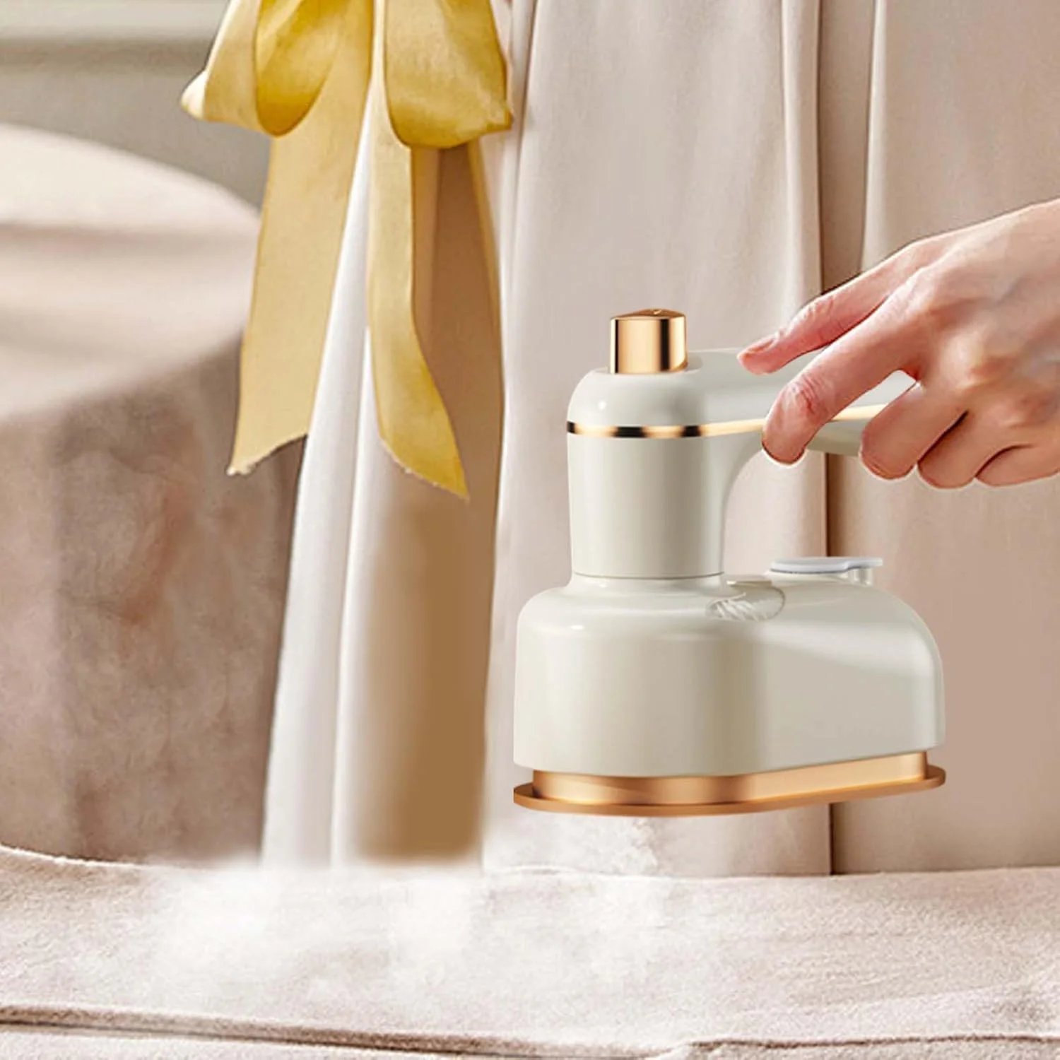 اتو بخار مسافرتی - اتو برقی با گرمایش سریع | لوازم مسافرتی قابل استفاده مجدد 220 ولت، نگهداری لباس برای اتاق خوابگاه، خانه، استودیو