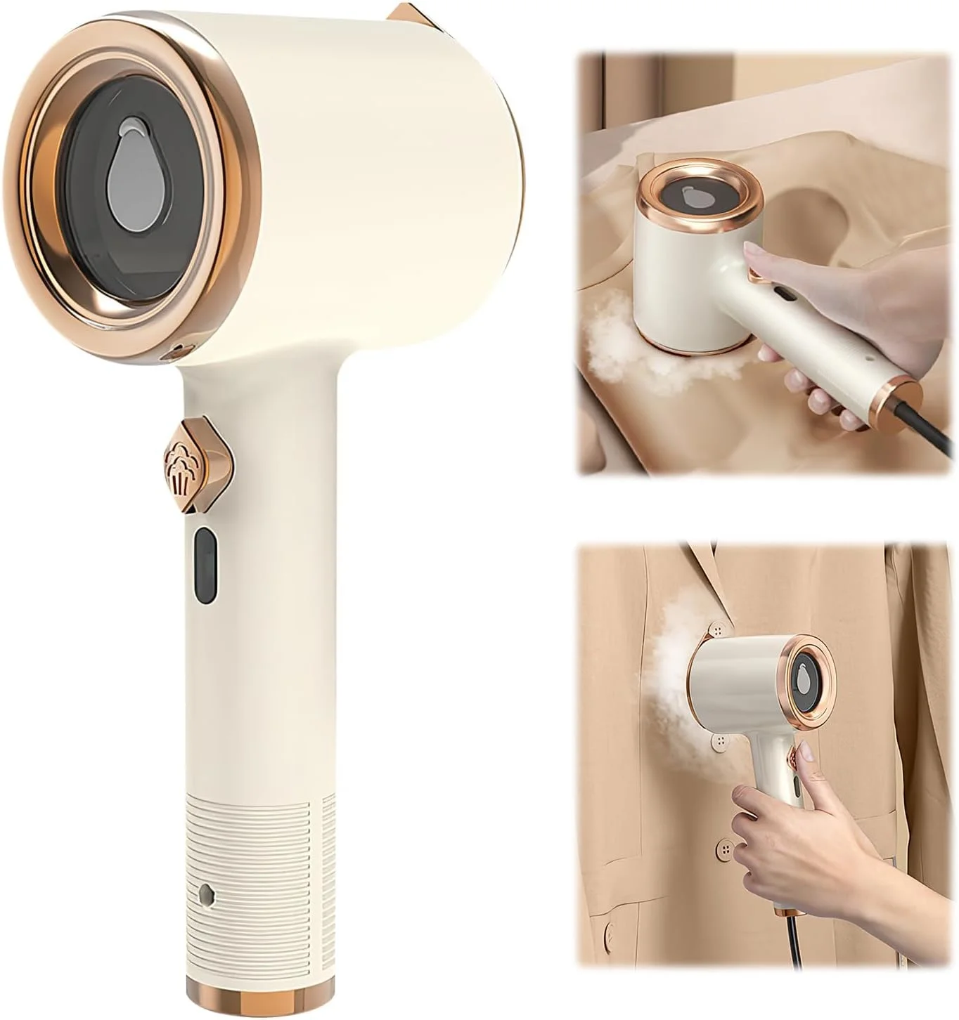 اتو بخار مسافرتی کوچک TERRIFI، اتو بخار دستی، اتو بخار لباس با گرم شدن سریع، ایده آل برای خانه و مسافرت