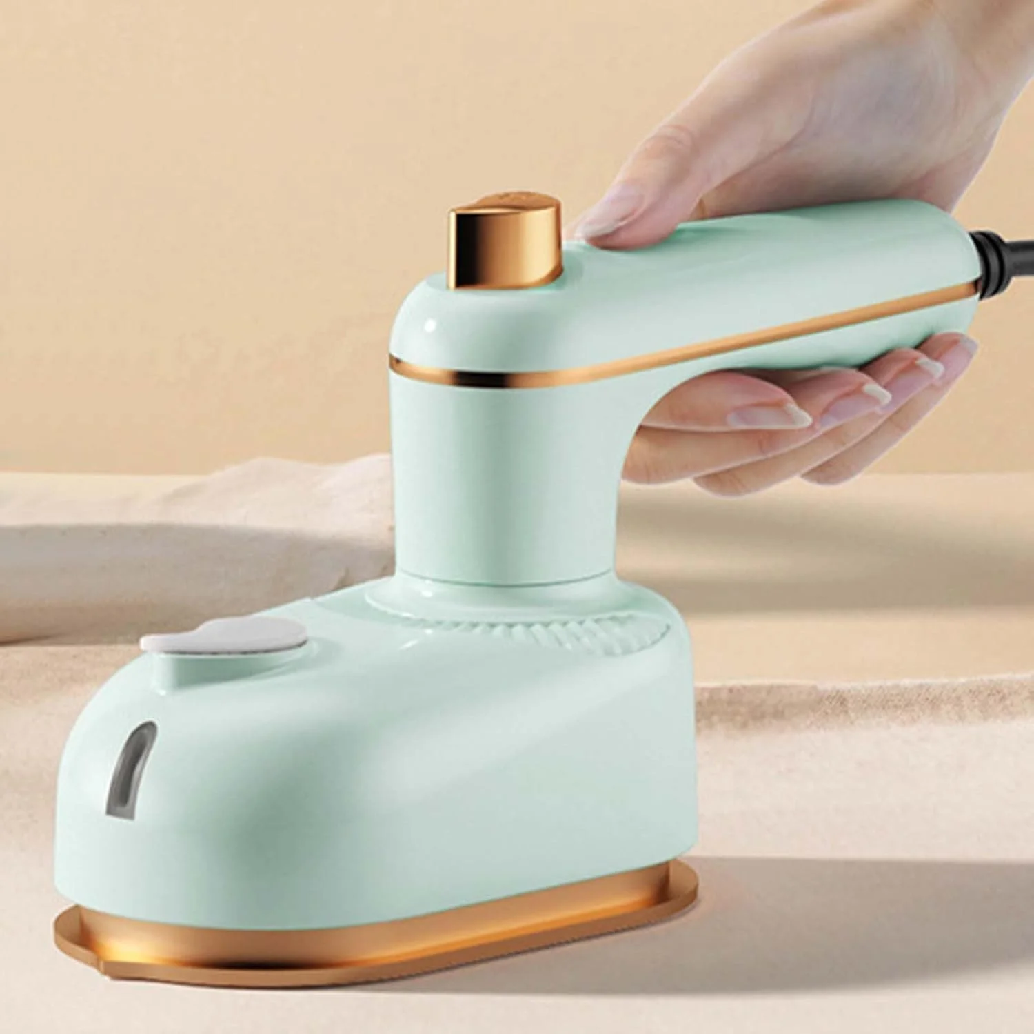 اتو بخار مسافرتی - اتو مسافرتی با گرمایش سریع، لوازم مسافرتی قابل استفاده مجدد 220 ولت، نگهداری از لباس برای اتاق خوابگاه، خانه، استودیو