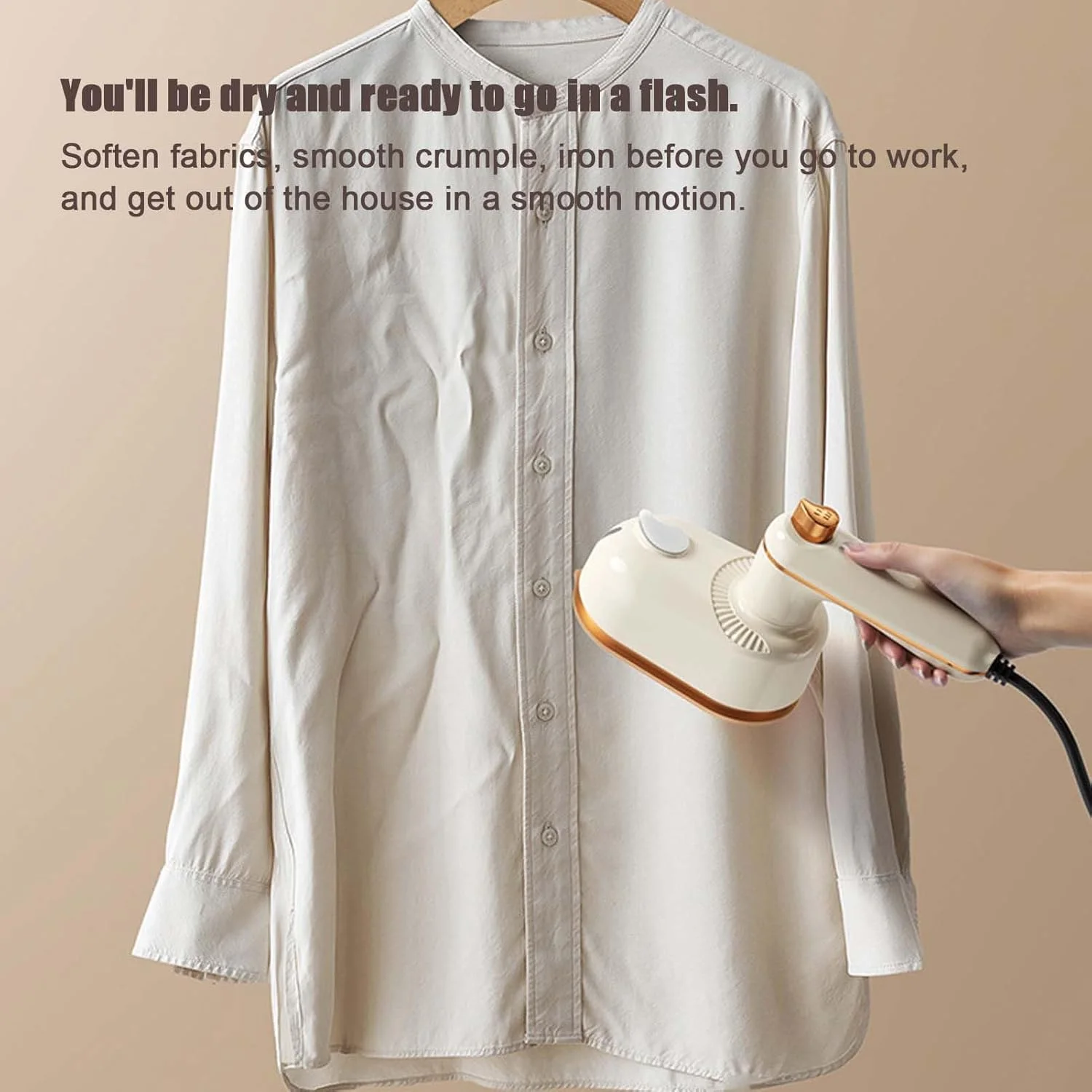 اتو بخار مسافرتی، بخارگرهای دستی تاشو - ماشین اتو دستی موثر و قابل استفاده مجدد برای لحاف، پیراهن، ملحفه های خوابگاه منزل