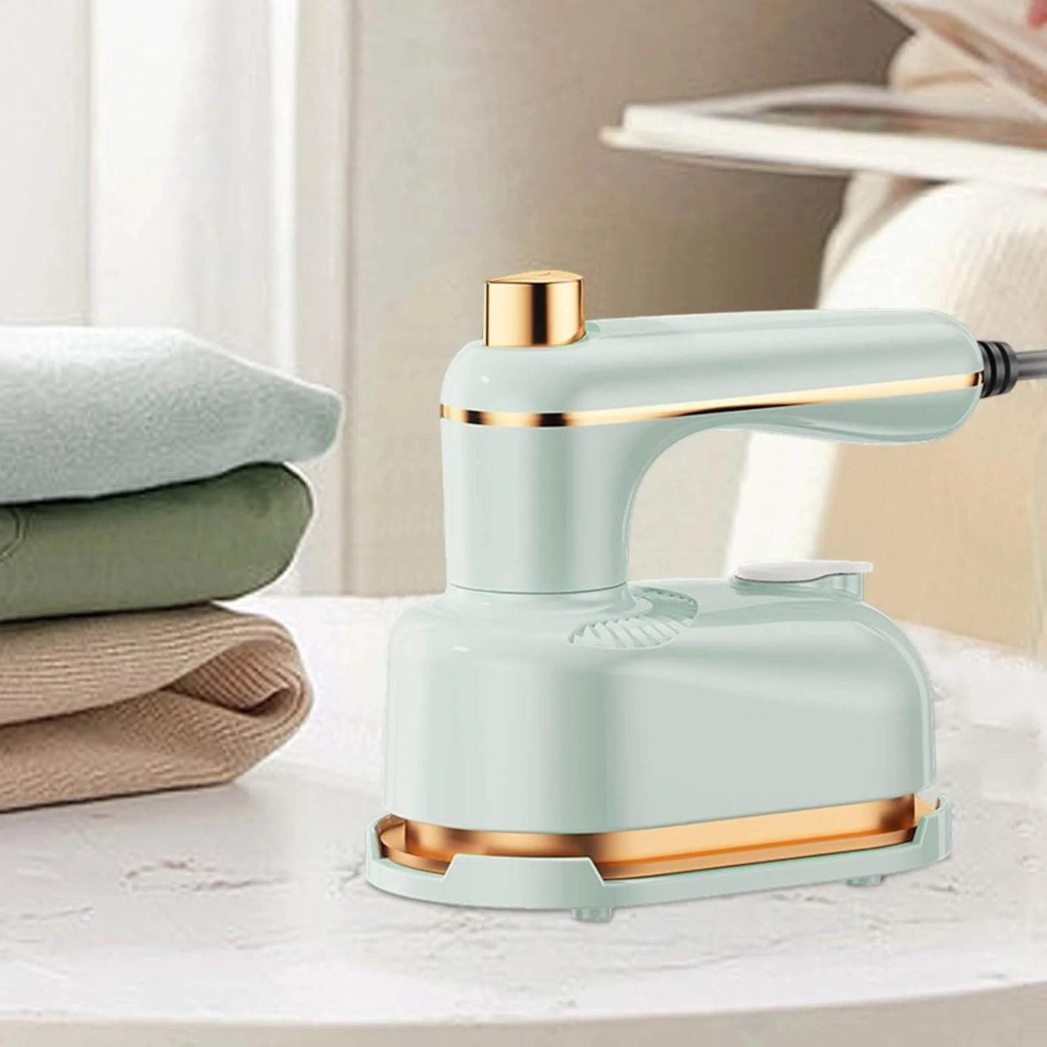 اتو بخار مسافرتی | بخارگر لباس قابل حمل - دستگاه پرس پارچه اتو دستی موثر و قابل استفاده مجدد برای پیراهن، لحاف، ملحفه، خوابگاه، خانه، لباس