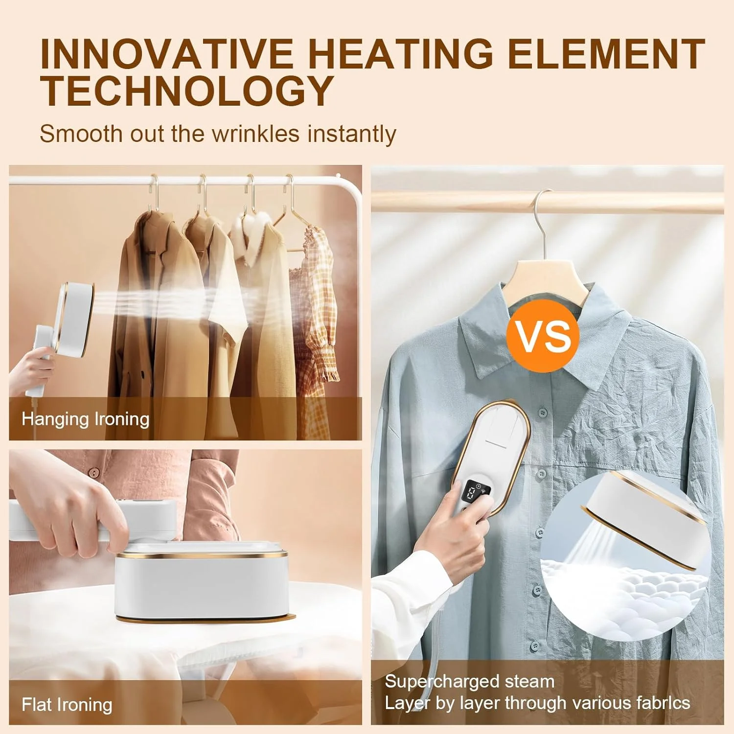 اتو بخار مسافرتی قابل حمل TENGWUDZ