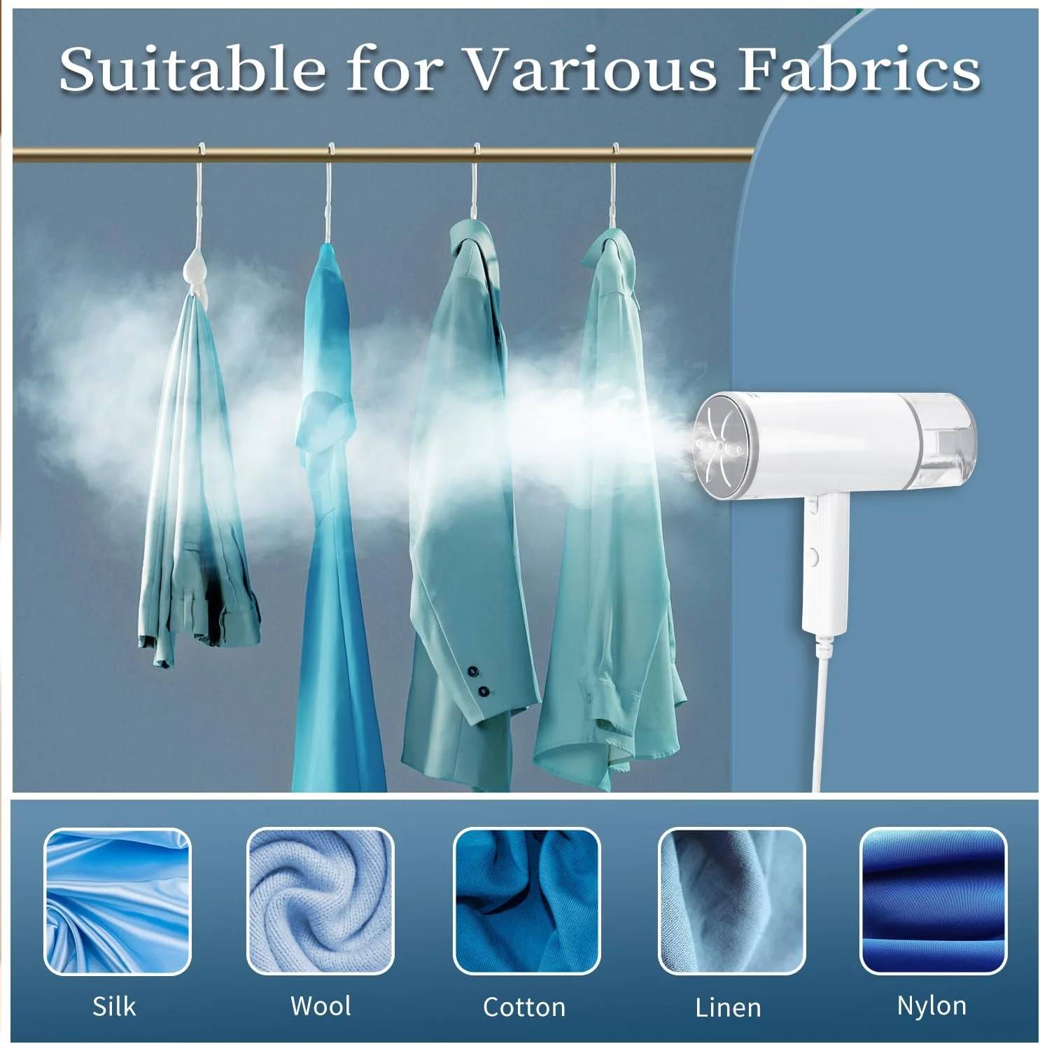 اتو بخار مسافرتی تاشو سوپکاتی، مخزن آب 145 میلی لیتری، گرم شدن سریع 16 ثانیه ای، سبک وزن، اتو بخار لباس با برس و قیف برای مسافرت و منزل و محل کار اتو بخار مسافرتی تاشو سوپکاتی، مخزن آب 145 میلی لیتری، گرم شدن سریع 16 ثانیه ای، سبک وزن، اتو بخار لباس با برس و قیف برای مسافرت و منزل و محل کار