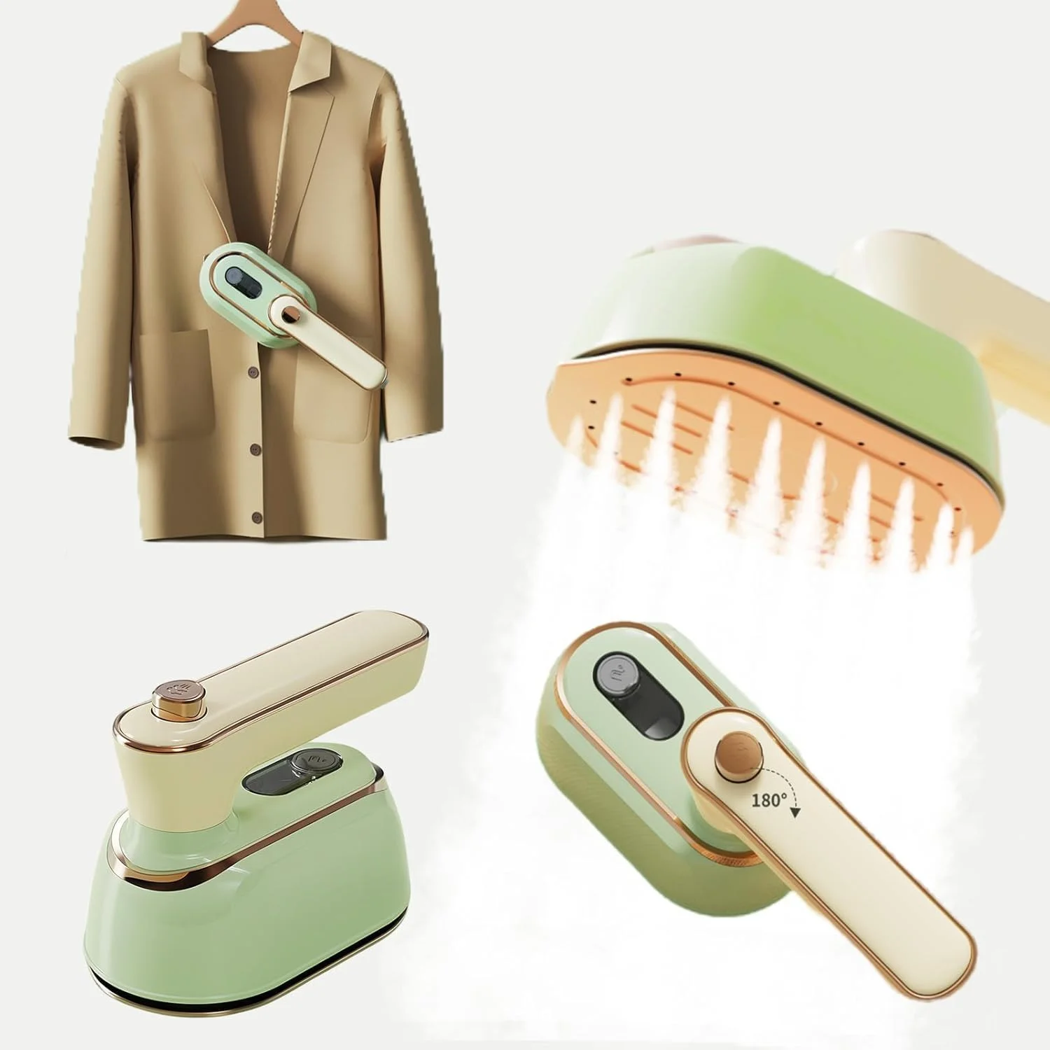 بخارگر لباس، بخارگر مسافرتی، اتو بخار مسافرتی، بخارگر کوچک قابل حمل سایز مسافرتی برای لباس، بخارگر دستی لباس، اتو بخار ضروری لباس برای خانه، هتل، خوابگاه دانشجویی مسافرتی