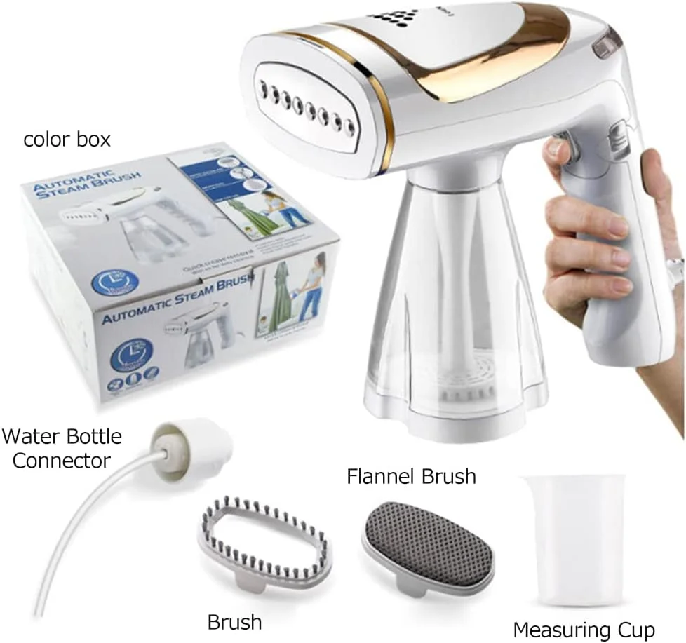 بخارگر لباس سانین، بخارگر لباس دستی تاشو خانگی مینی اتو بخار 1600 وات دستگاه اتو با دمای قابل تنظیم برای مسافرت