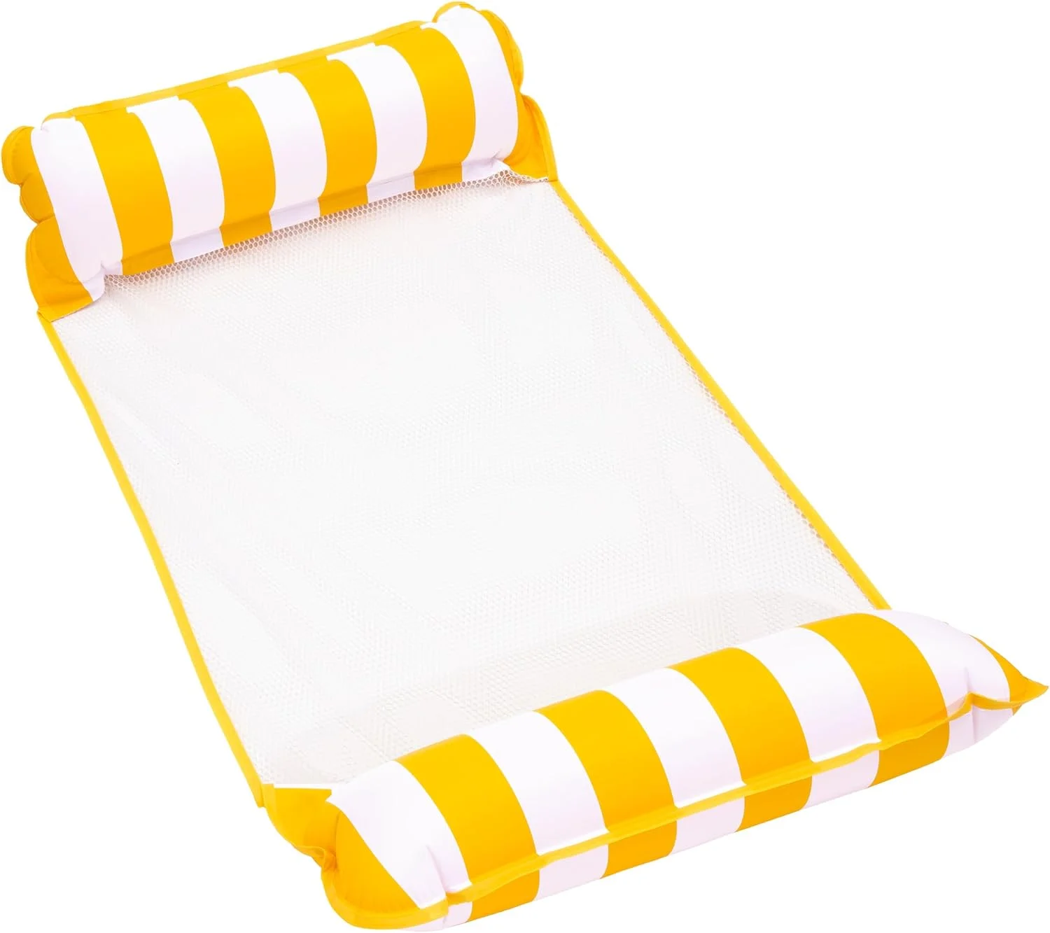 تخت شناور بادی استخر آکوا کامفورت - شناور بادی استخر برای بزرگسالان با تکیه گاه سر و پا - رنگ های متنوع