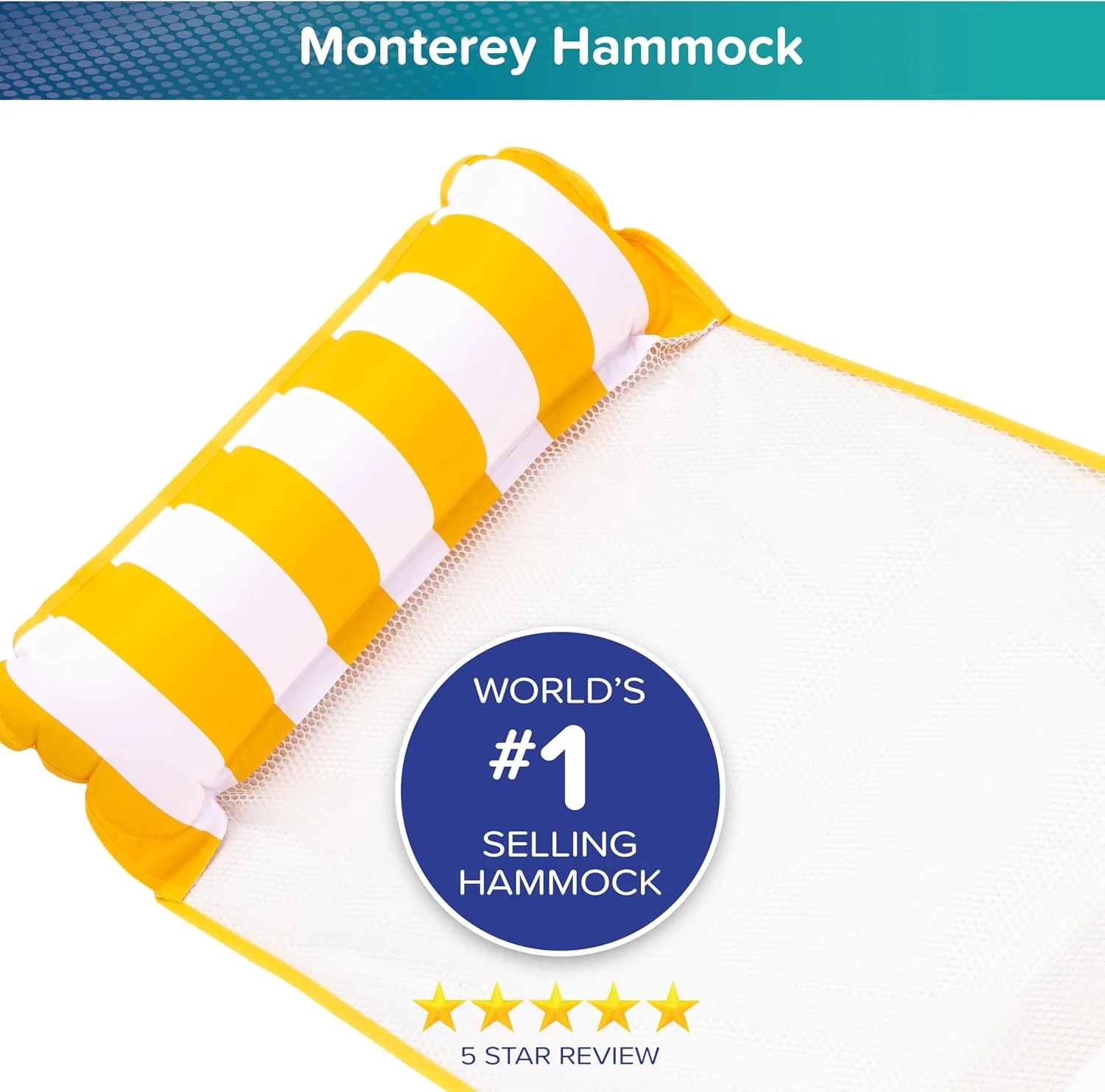 تخت شناور بادی استخر آکوا کامفورت - شناور بادی استخر برای بزرگسالان با تکیه گاه سر و پا - رنگ های متنوع