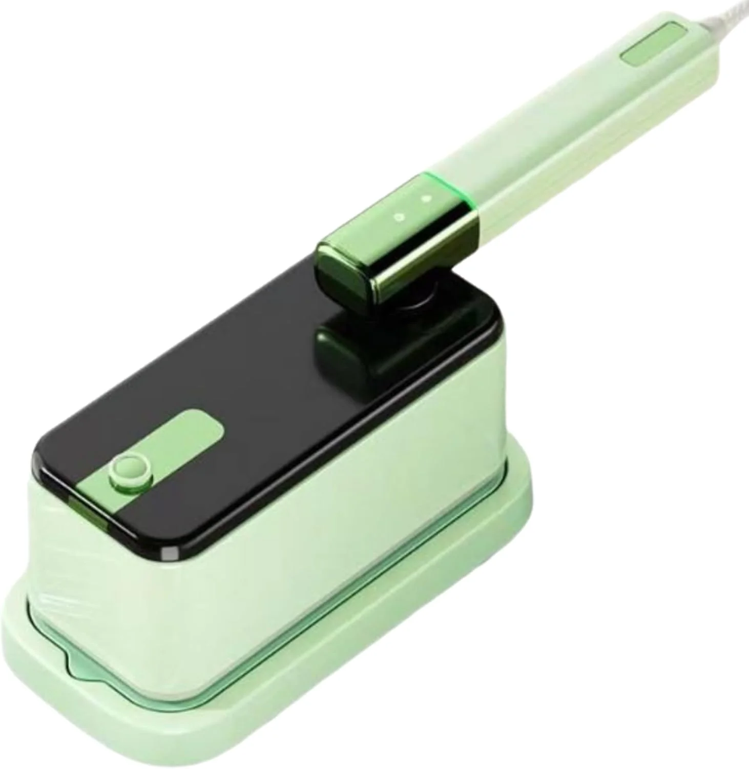 بخارگر، اتو بخار دستی 2 در 1 با توان 1200 وات، بخارگر لباس برای پارچه، اتو بخار مسافرتی قدرتمند با گرم شدن سریع 10 ثانیه ای، دستگاه بخارگر اتو قابل حمل برای مسافرت، خانه و محل کار