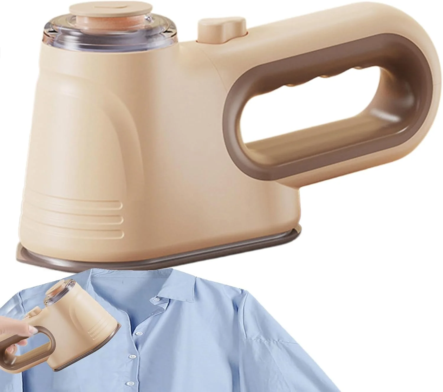 بخارگر مسافرتی لباس، اتو بخار لباس گرم شدن سریع 30 ثانیه ای تاشو - دستگاه اتو کشی خانگی بخارگر پارچه قابل حمل برای لباس