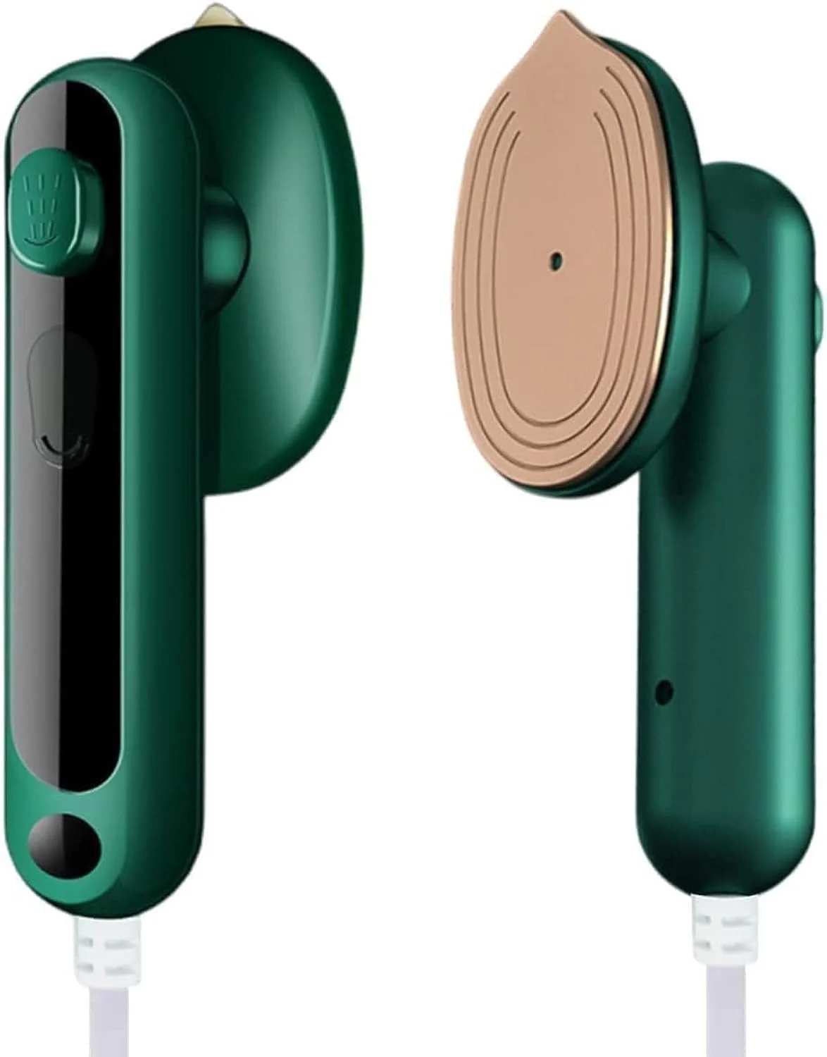 اتو بخار کوچک 2 در 1 SKY-TOUCH: بخارگر دستی قابل حمل با فنجان، گرم شدن سریع 20 ثانیه ای، بخارگر لباس برای منزل، مسافرت، خوابگاه، پیراهن، سبز