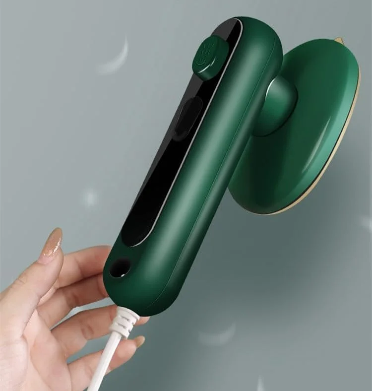 اتو بخار کوچک 2 در 1 SKY-TOUCH: بخارگر دستی قابل حمل با فنجان، گرم شدن سریع 20 ثانیه ای، بخارگر لباس برای منزل، مسافرت، خوابگاه، پیراهن، سبز