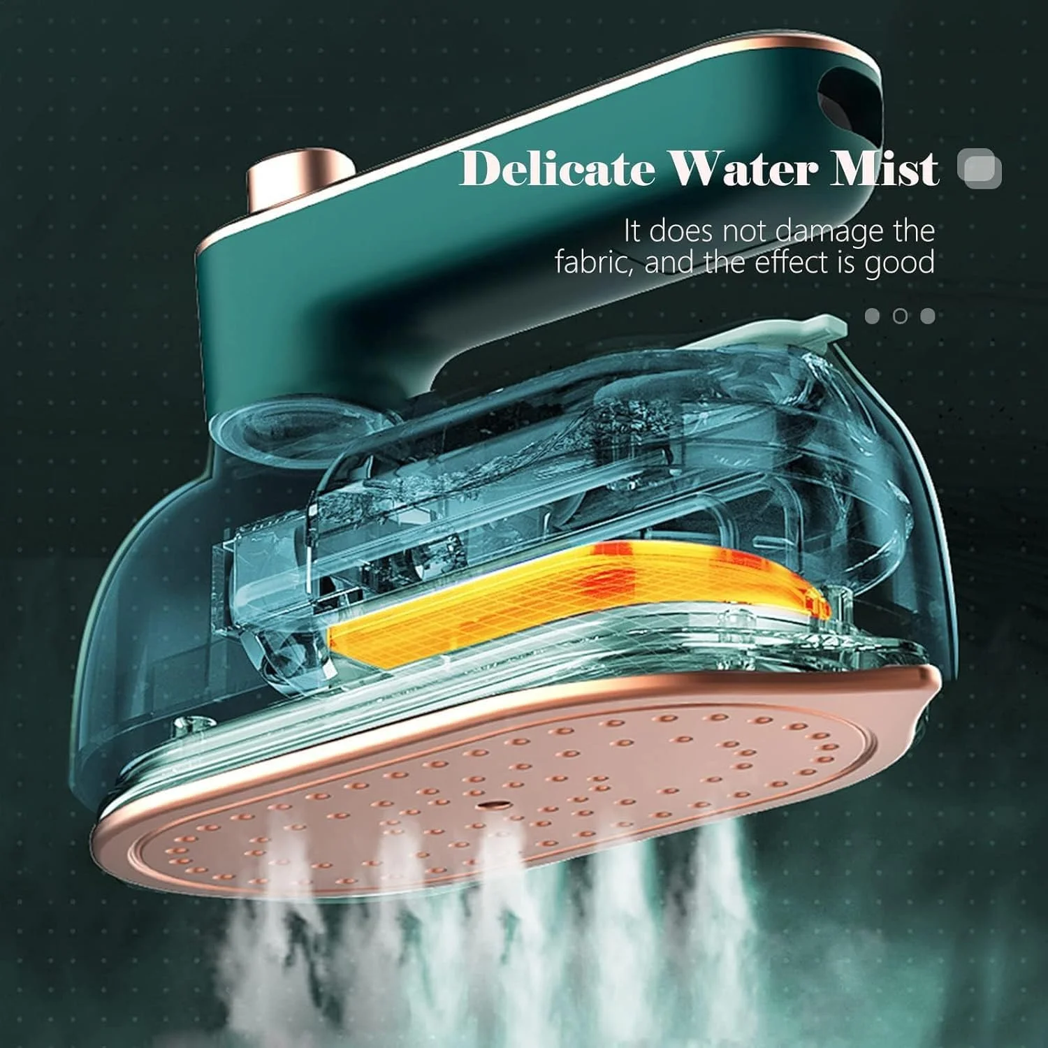 اتو بخار دستی مسافرتی کوچک Silk Route - اتو بخار پارچه و لباس، از بین برنده چروک، بخارگر سبک وزن برای منزل، محل کار و مسافرت