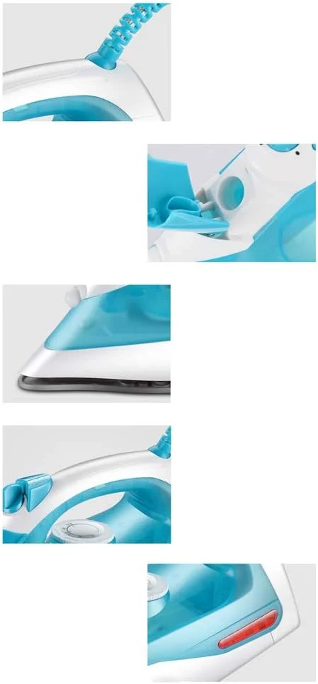 اتو بخار Rziioo، اتو لباس، اتوهای جمع و جور 1600 وات با درجه حرارت متغیر و کنترل بخار اتو بخار Rziioo، اتو لباس، اتوهای جمع و جور 1600 وات با درجه حرارت متغیر و کنترل بخار