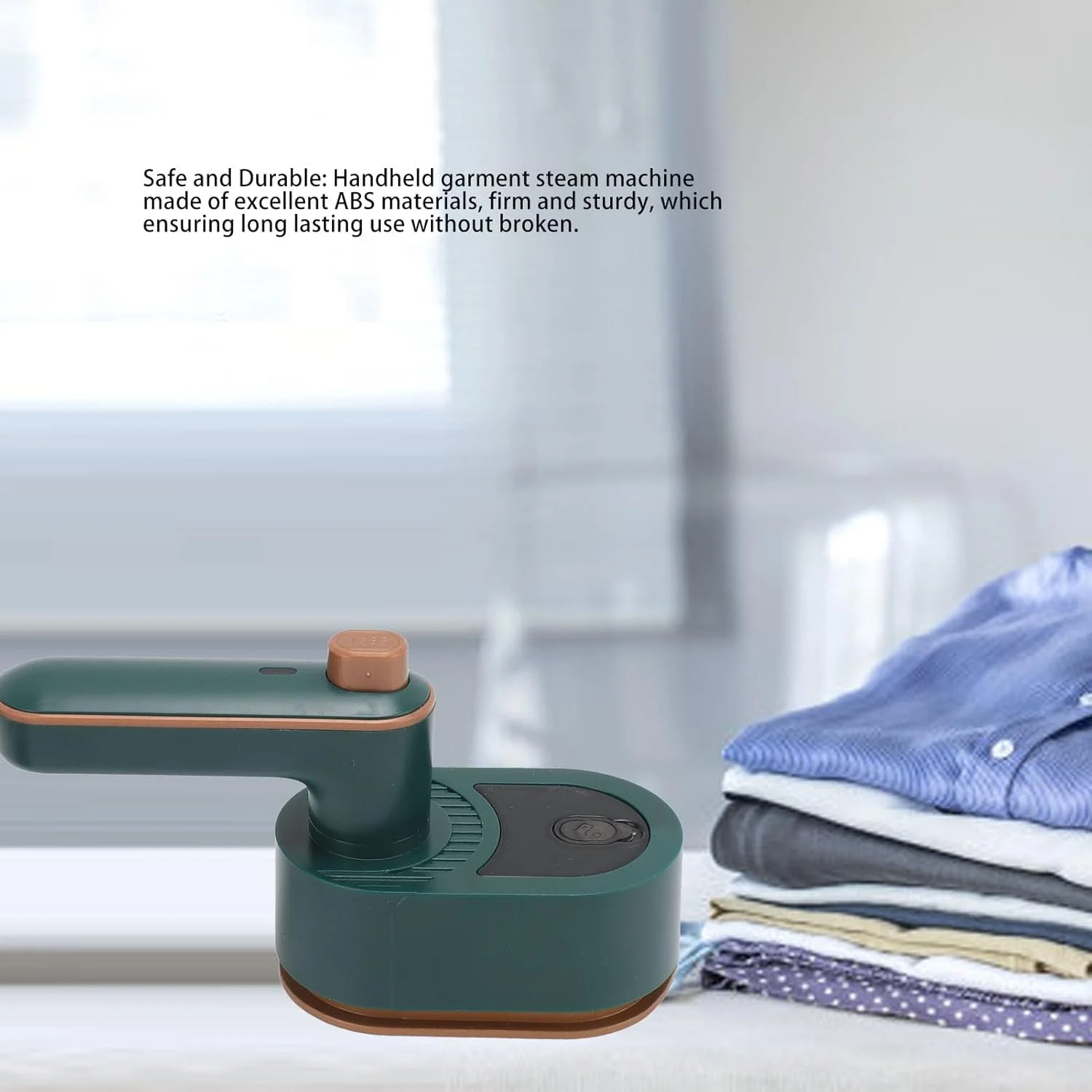 اتو مسافرتی لباس، اتو بخار چرخشی 180 درجه قابل حمل دستی برای اتوکشی و بخار دادن لباس، لوازم ضروری اتاق خوابگاه، اتو بخار کوچک برای مسافرت خانگی و دانشگاه (110-220 ولت)