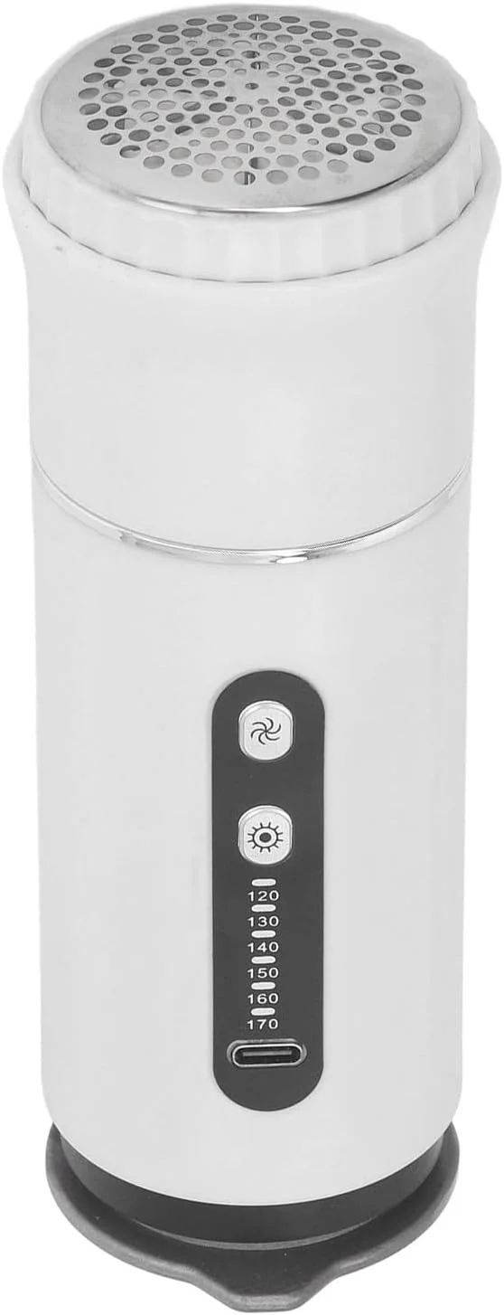 دستگاه پرزگیر و اتو بخار لباس، اتو بخار کوچک، طراحی 2 در 1 با عمر باتری طولانی، اتو بخار دستی قابل حمل کوچک برای مسافرت (#1)