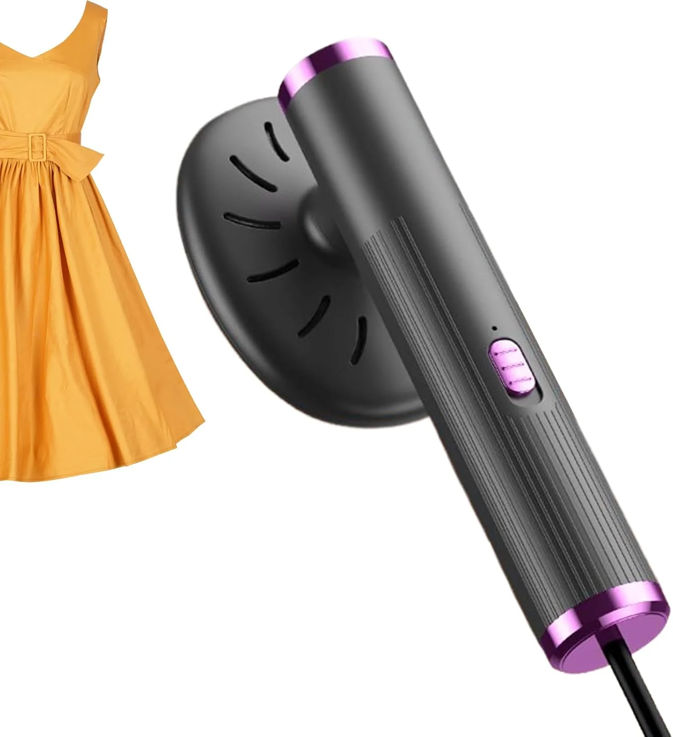 بخارگر دستی لباس - اتو بخار قابل حمل برای لباس، دستگاه دو حالته قابل حمل برای پیراهن، لباس، پرده، خوابگاه، مسافرت، دانشگاه