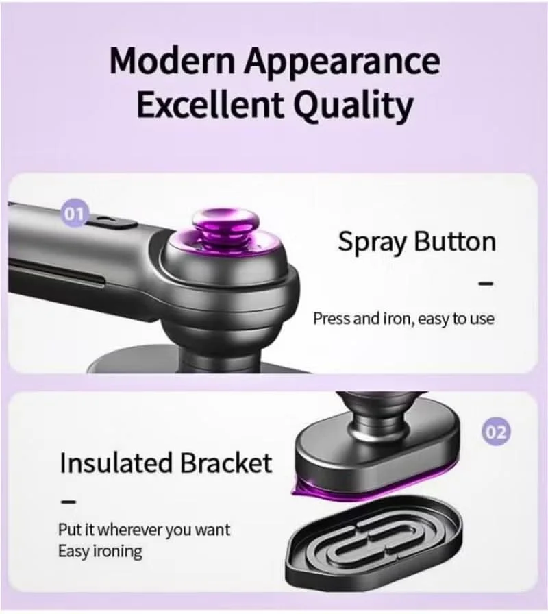 اتو بخار مسافرتی – اتو بخار دستی 26 واتی، دستگاه اتو مسافرتی جمع و جور برای رفع سریع چروک، اتو پرس کوچک برای لباس، ایده آل برای خانه، مسافرت، خوابگاه و هدیه دادن