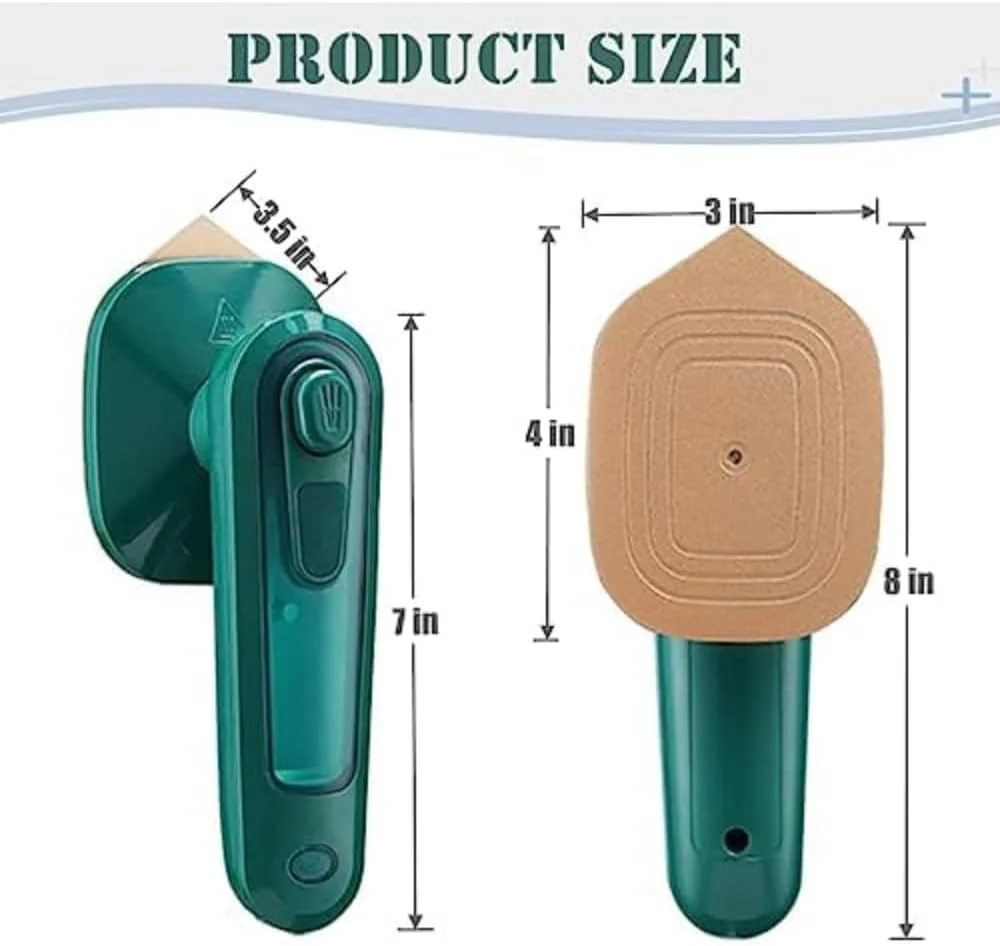 اتو بخار مسافرتی کوچک – اتو بخار لباس با مخزن آب 60 میلی لیتری، استفاده دوگانه خشک و مرطوب، اتو بخار تاشو برای خانه، کار و مسافرت