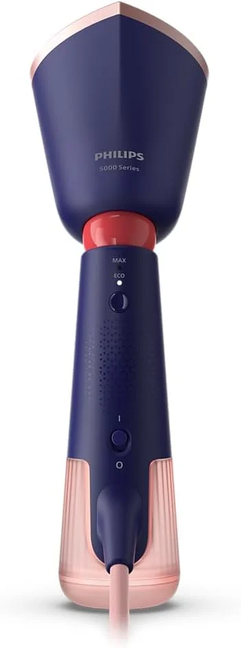 بخارگر دستی فیلیپس سری 5000 - 1400 وات، میزان بخار 24 گرم در دقیقه، بخاردهی عمودی و افقی، قابل حمل و جمع و جور، آبی دریایی - STH5030/20 بخارگر دستی فیلیپس سری 5000 - 1400 وات، میزان بخار 24 گرم در دقیقه، بخاردهی عمودی و افقی، قابل حمل و جمع و جور، آبی دریایی - STH5030/20