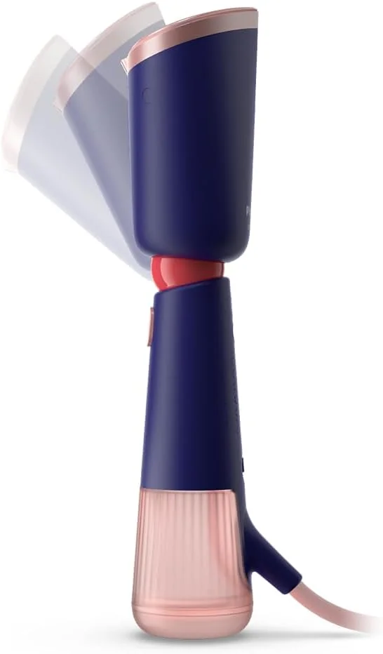 بخارگر دستی فیلیپس سری 5000 - 1400 وات، میزان بخار 24 گرم در دقیقه، بخاردهی عمودی و افقی، قابل حمل و جمع و جور، آبی دریایی - STH5030/20 بخارگر دستی فیلیپس سری 5000 - 1400 وات، میزان بخار 24 گرم در دقیقه، بخاردهی عمودی و افقی، قابل حمل و جمع و جور، آبی دریایی - STH5030/20