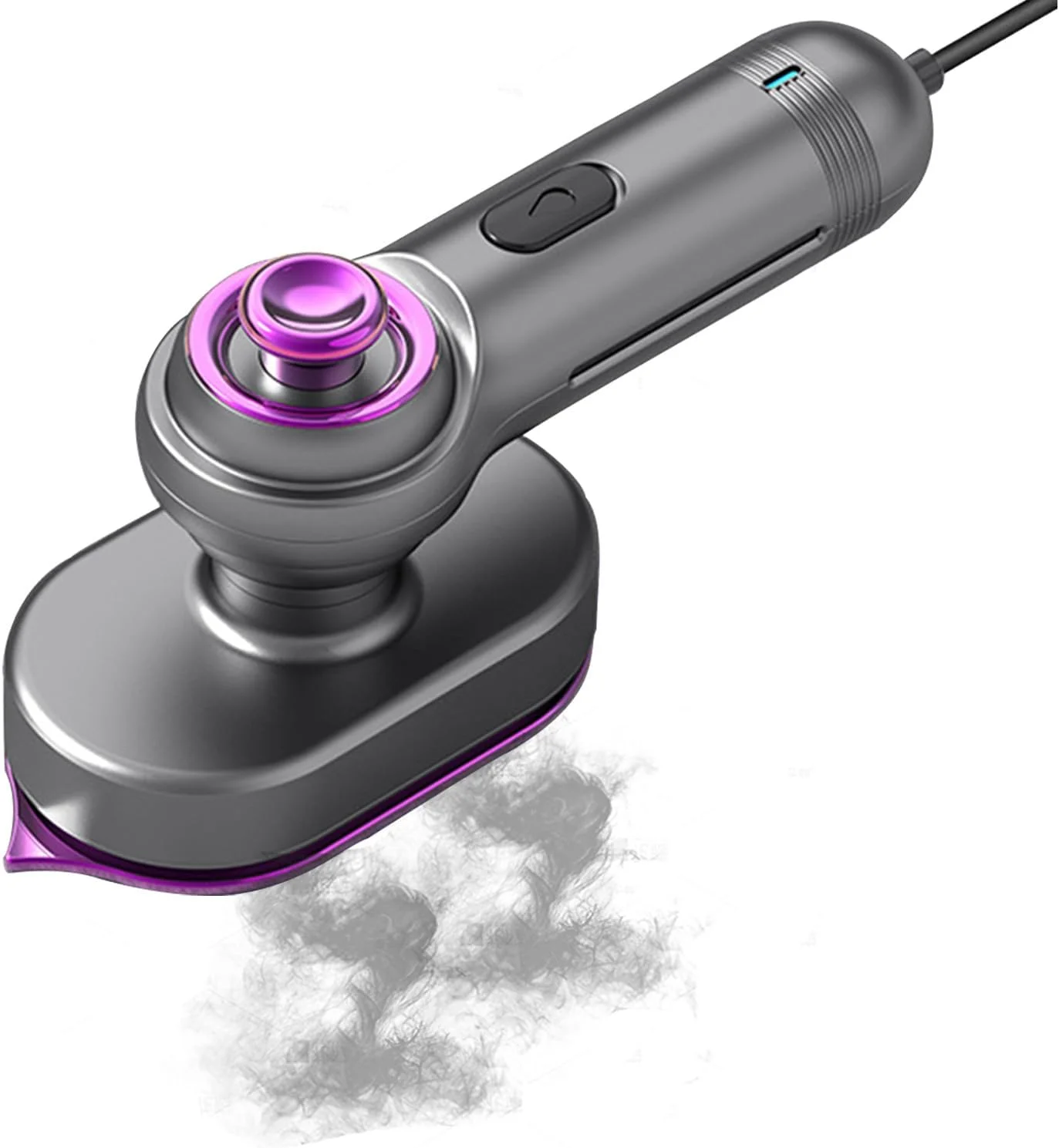 اتو بخار مسافرتی کوچک Lukione - اتو بخار دستی برای لباس، دسته چرخان، اتو مسافرتی 26 واتی، دستگاه اتو پرس حرارتی لباس، اتو بخار کوچک لباس، هدیه لوازم ضروری خوابگاه مسافرتی