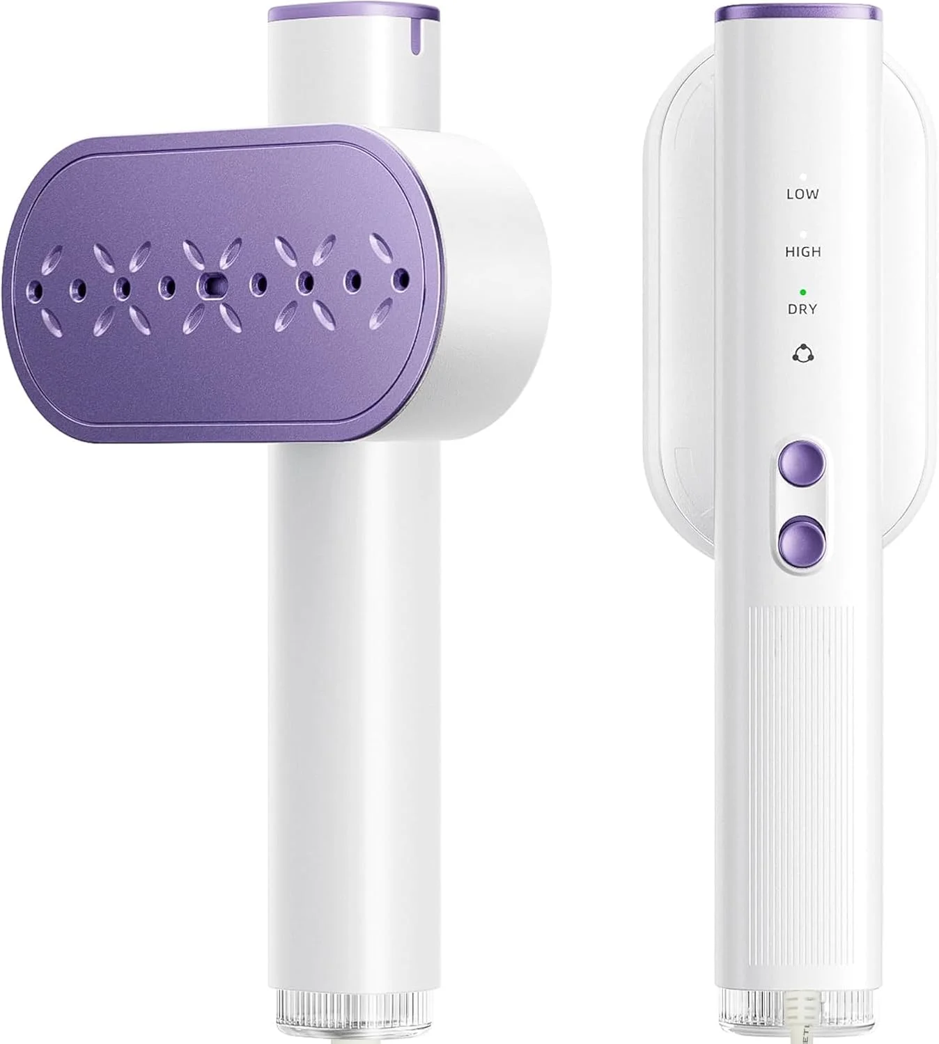 بخارگر لباس سری Ultra HyperPulse، پنل بزرگ، حذف چین و چروک در 1 ثانیه، 3 حالت بخارگر مسافرتی و اتو ولتاژ دوگانه، بخارگر دستی قابل حمل لباس برای خانه، مسافرت جهانی و اروپا