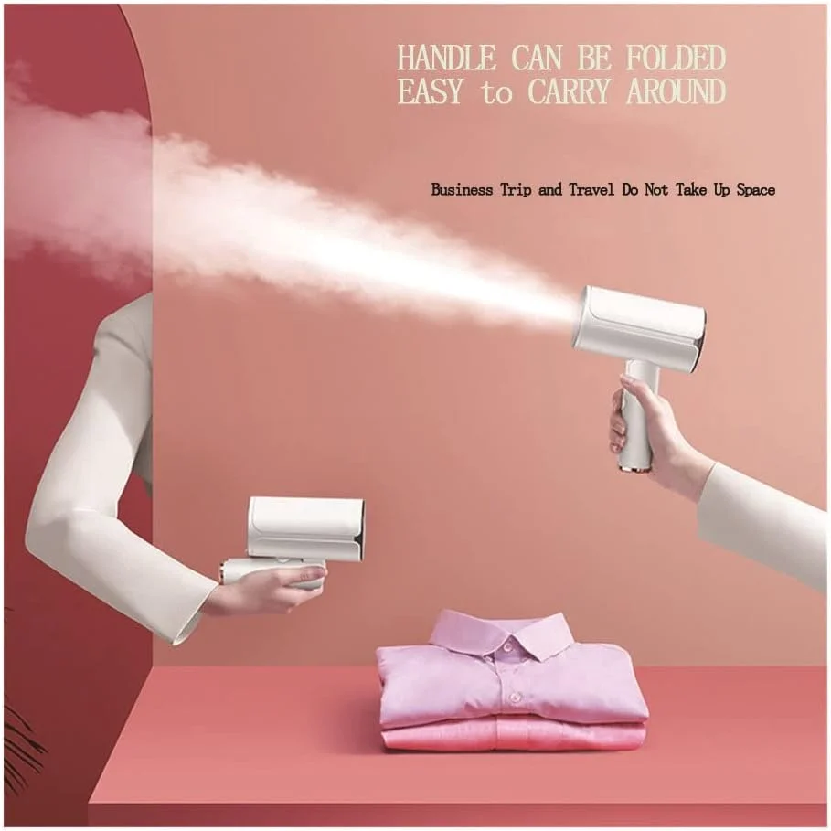 JIKWME - اتو بخار کوچک قابل حمل، اتو بخار دستی لباس، اتو بخار خانگی، اتو بخار حرفه ای میکرو، مناسب برای خانه و مسافرت