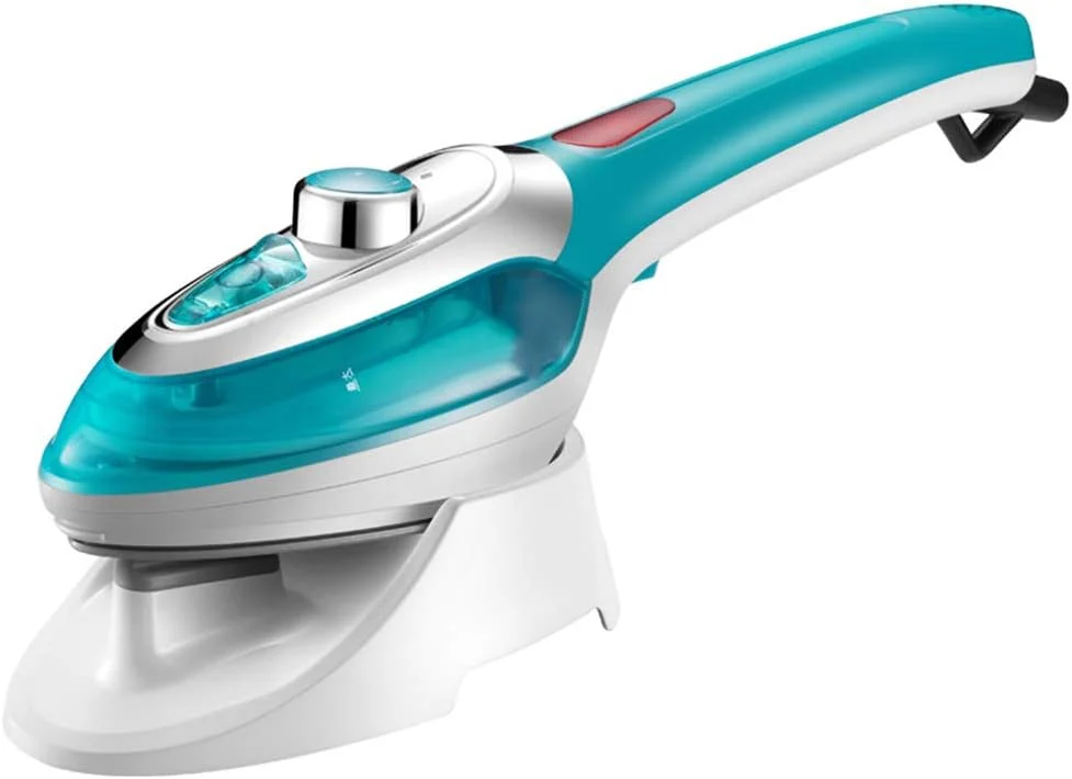 بخارگر دستی 1000 واتی، اتو بخار سریع و قابل حمل، اتو بخار لباس، لوازم خانگی مناسب منزل، آبی