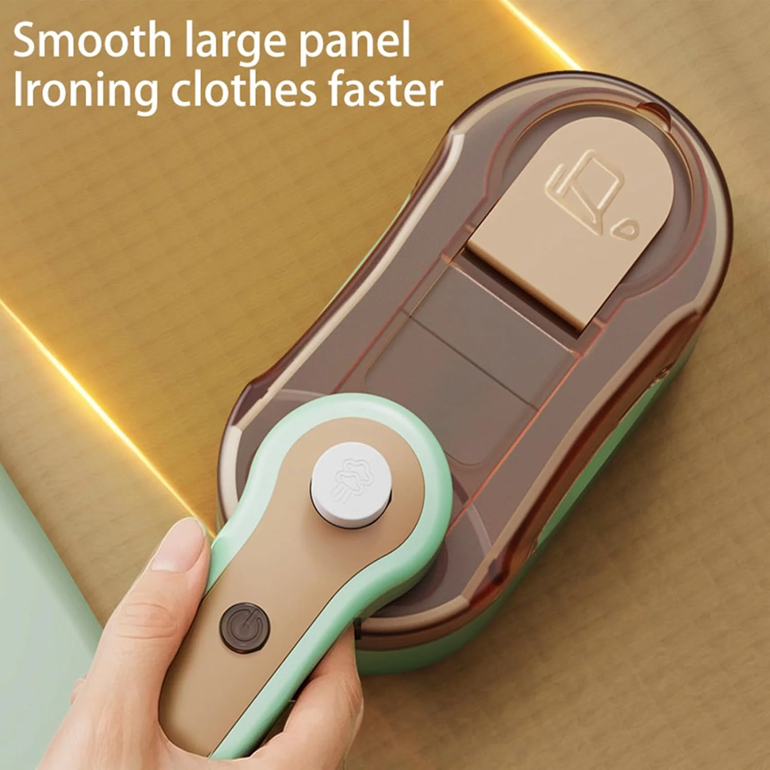 بخارگر دستی - بخارگر پارچه مسافرتی قابل حمل | اتو بخار لباس پیراهن با دسته چرخان 180 درجه برای کیف دستی، کشو، چمدان، خانه، محل کار، خوابگاه، تعطیلات