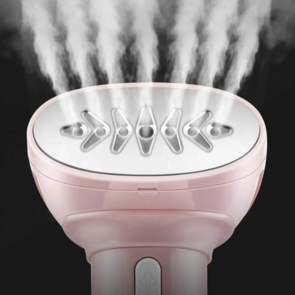 بخارگر دستی 160 میلی لیتری خانگی 1000 واتی قدرتمند لباس، اتو بخار مسافرتی قابل حمل با گرمایش سریع 25 ثانیه ای، آبی سرمه ای