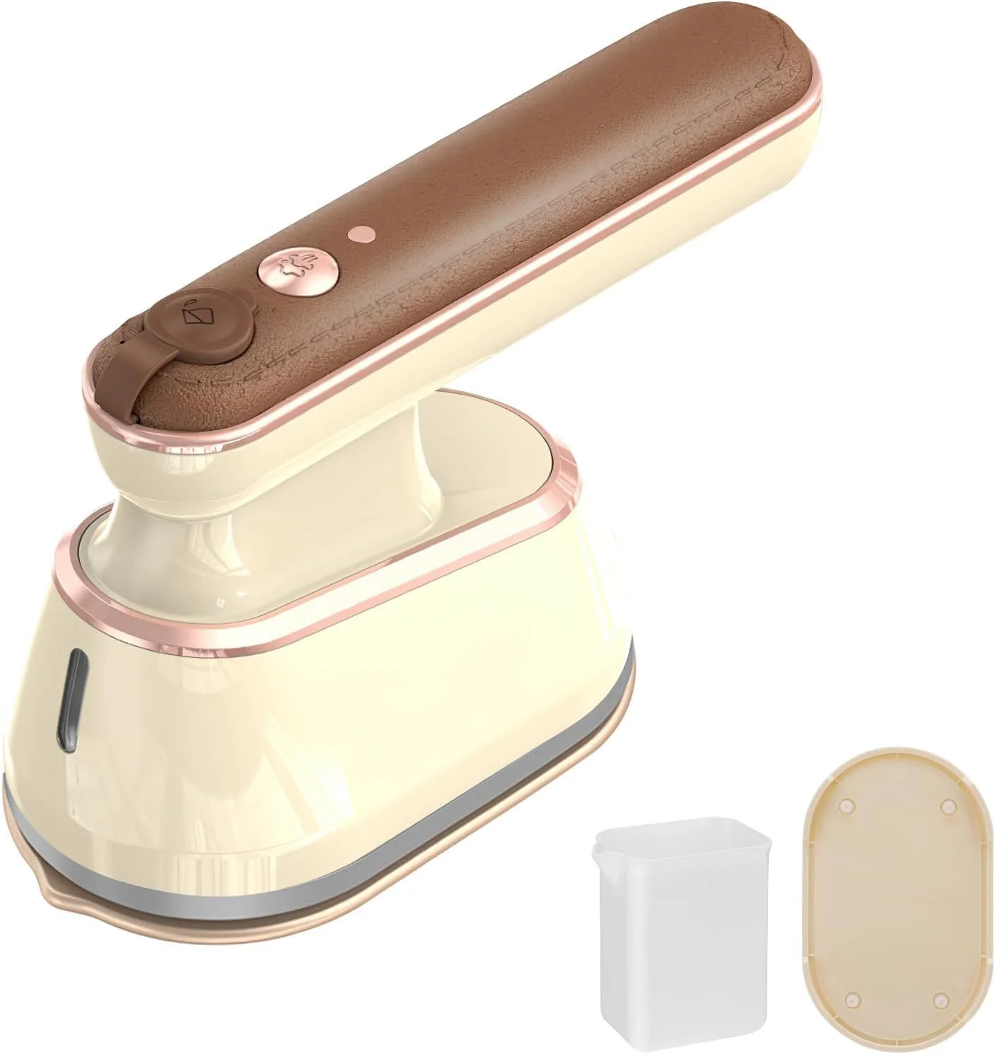 اتو بخار دستی لباس، پشتیبانی از اتو خشک و مرطوب، اتو بخار لباس مینی قابل حمل 800 وات، اتو بخار مسافرتی کوچک حرفه ای برای تجارت خانگی، از بین برنده چین و چروک پارچه به همراه فنجان پرکننده، مخزن آب 110 میلی لیتری ارتقا یافته، اضافه کردن آب را آسان می کند و از پاشیدن آب جلوگیری می کند. می توانید حجم آب باقیمانده را در هر زمان بررسی کنید. یک وسیله ضروری در خانه. تنها در یک آهنگ می توانید لباس های خود را اتو کنید و با لباس های مرتب و نو راهی شوید! اتو مسافرتی برای خانه و مسافرت مناسب است. اتو از نظر اندازه کوچک، سبک و حمل آن آسان است و برای مسافرت بسیار مناسب است. نکته 1 مراحل استفاده صحیح: 1. برق را وصل کنید و 20 ثانیه صبر کنید تا گرم شود. 2. مدتی اتو خشک کنید. 3. برای تغییر به اتو مرطوب روی دکمه کلیک کنید. (اگر از اتو مرطوب به طور مستقیم استفاده شود، به دلیل گرم نشدن آب باعث چکه می شود) نکته 2 قطعا می توانید از آب لوله کشی استفاده کنید. دفترچه راهنما بر آب مقطر تاکید می کند زیرا می تواند از اتو بهتر محافظت کند. اما نیازی به اجبار نیست.