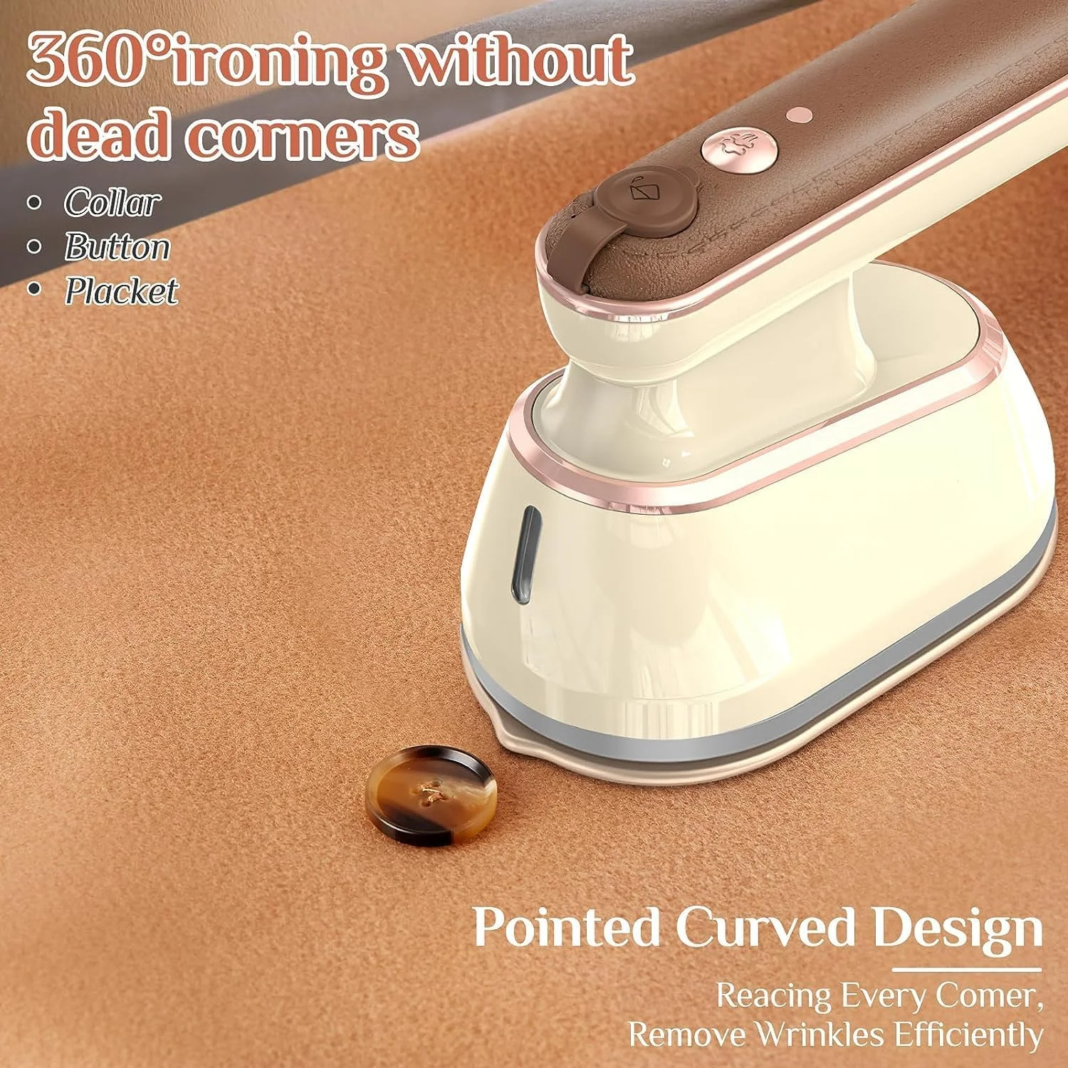 اتو بخار دستی لباس، پشتیبانی از اتو خشک و مرطوب، اتو بخار لباس مینی قابل حمل 800 وات، اتو بخار مسافرتی کوچک حرفه ای برای تجارت خانگی، از بین برنده چین و چروک پارچه به همراه فنجان پرکننده، مخزن آب 110 میلی لیتری ارتقا یافته، اضافه کردن آب را آسان می کند و از پاشیدن آب جلوگیری می کند. می توانید حجم آب باقیمانده را در هر زمان بررسی کنید. یک وسیله ضروری در خانه. تنها در یک آهنگ می توانید لباس های خود را اتو کنید و با لباس های مرتب و نو راهی شوید! اتو مسافرتی برای خانه و مسافرت مناسب است. اتو از نظر اندازه کوچک، سبک و حمل آن آسان است و برای مسافرت بسیار مناسب است. نکته 1 مراحل استفاده صحیح: 1. برق را وصل کنید و 20 ثانیه صبر کنید تا گرم شود. 2. مدتی اتو خشک کنید. 3. برای تغییر به اتو مرطوب روی دکمه کلیک کنید. (اگر از اتو مرطوب به طور مستقیم استفاده شود، به دلیل گرم نشدن آب باعث چکه می شود) نکته 2 قطعا می توانید از آب لوله کشی استفاده کنید. دفترچه راهنما بر آب مقطر تاکید می کند زیرا می تواند از اتو بهتر محافظت کند. اما نیازی به اجبار نیست.