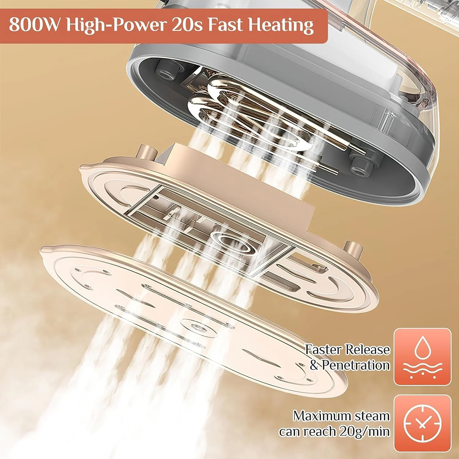 اتو بخار دستی لباس، پشتیبانی از اتو خشک و مرطوب، اتو بخار لباس مینی قابل حمل 800 وات، اتو بخار مسافرتی کوچک حرفه ای برای تجارت خانگی، از بین برنده چین و چروک پارچه به همراه فنجان پرکننده، مخزن آب 110 میلی لیتری ارتقا یافته، اضافه کردن آب را آسان می کند و از پاشیدن آب جلوگیری می کند. می توانید حجم آب باقیمانده را در هر زمان بررسی کنید. یک وسیله ضروری در خانه. تنها در یک آهنگ می توانید لباس های خود را اتو کنید و با لباس های مرتب و نو راهی شوید! اتو مسافرتی برای خانه و مسافرت مناسب است. اتو از نظر اندازه کوچک، سبک و حمل آن آسان است و برای مسافرت بسیار مناسب است. نکته 1 مراحل استفاده صحیح: 1. برق را وصل کنید و 20 ثانیه صبر کنید تا گرم شود. 2. مدتی اتو خشک کنید. 3. برای تغییر به اتو مرطوب روی دکمه کلیک کنید. (اگر از اتو مرطوب به طور مستقیم استفاده شود، به دلیل گرم نشدن آب باعث چکه می شود) نکته 2 قطعا می توانید از آب لوله کشی استفاده کنید. دفترچه راهنما بر آب مقطر تاکید می کند زیرا می تواند از اتو بهتر محافظت کند. اما نیازی به اجبار نیست.