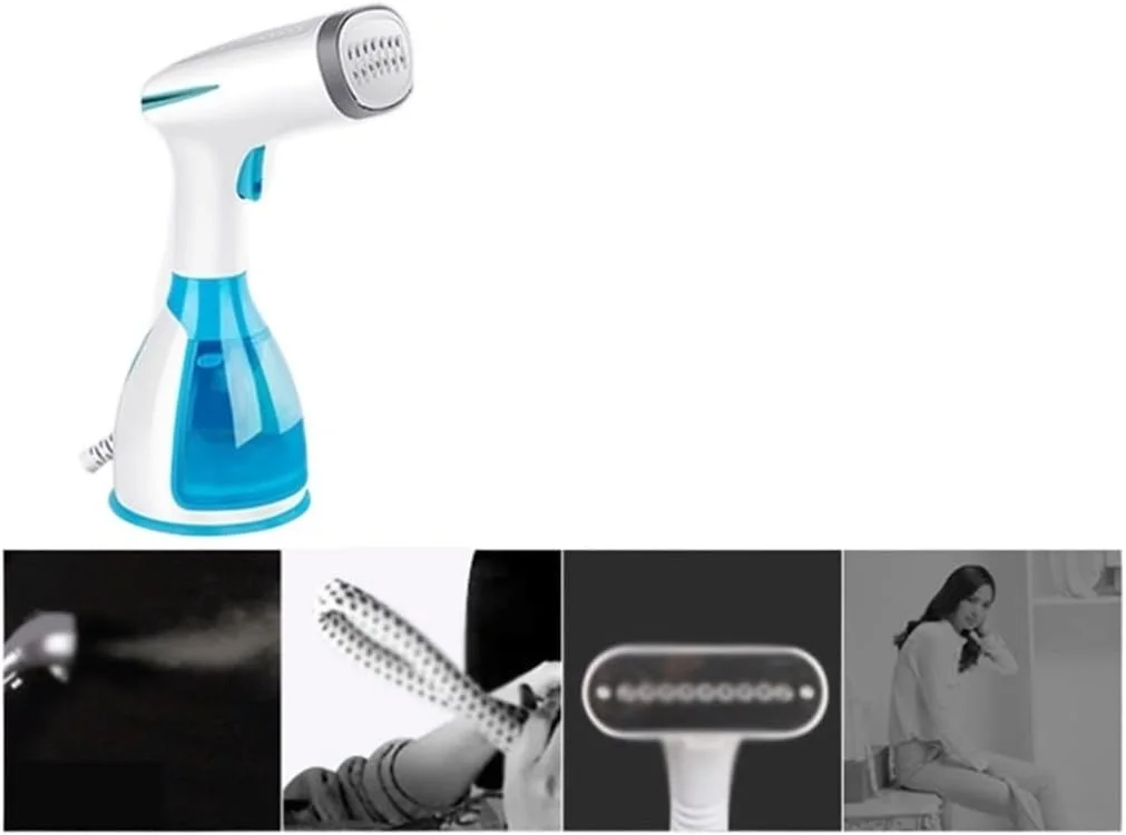 بخارگر دستی GZDZHP، بخارگر قدرتمند لباس، اتو بخار مسافرتی قابل حمل با گرمایش سریع در چند ثانیه، دستگاه اتو برای منزل و مسافرت با دمای ثابت