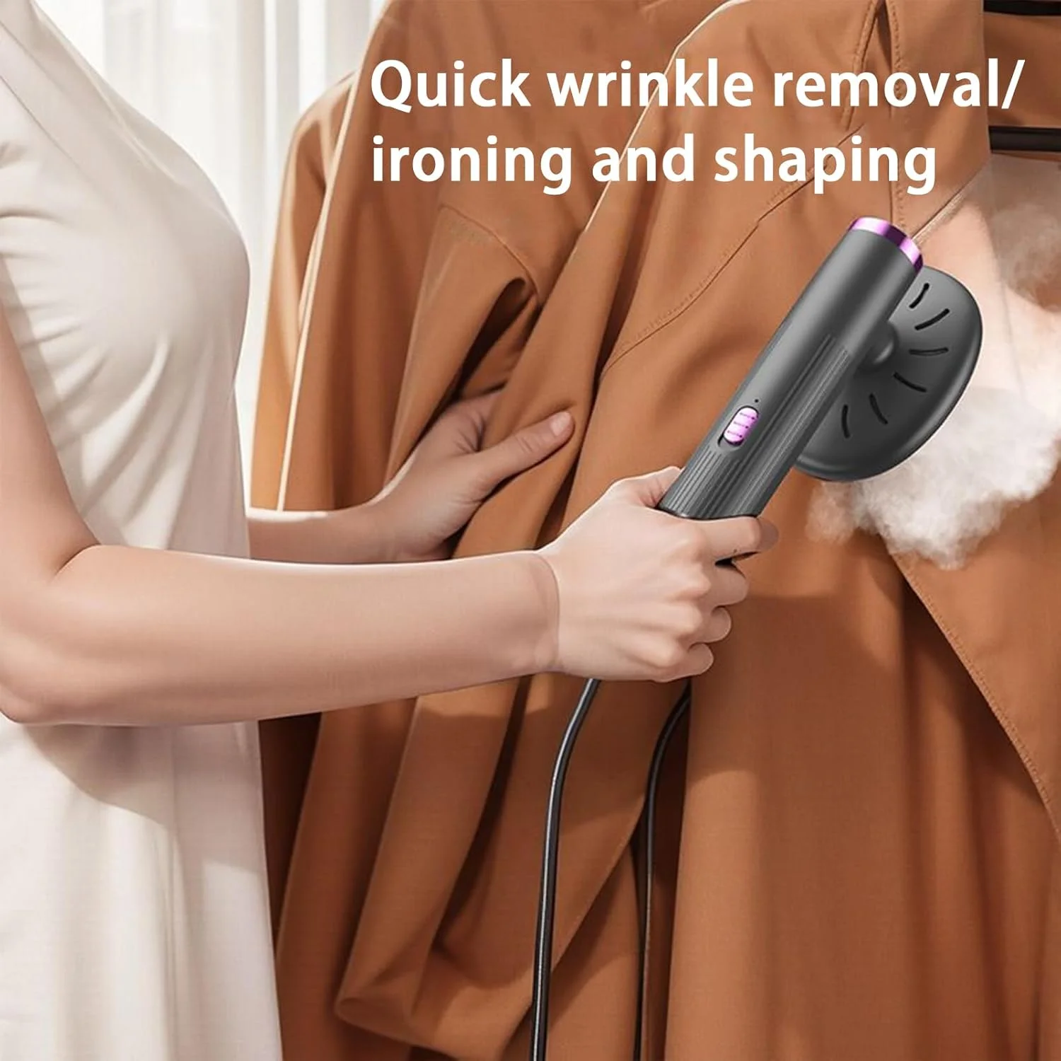 بخارگر لباس، بخارگر دستی لباس، اتو دو حالته برای پیراهن، پرده، منزل، مسافرت، خوابگاه، کمد بخارگر لباس، بخارگر دستی لباس، اتو دو حالته برای پیراهن، پرده، منزل، مسافرت، خوابگاه، کمد