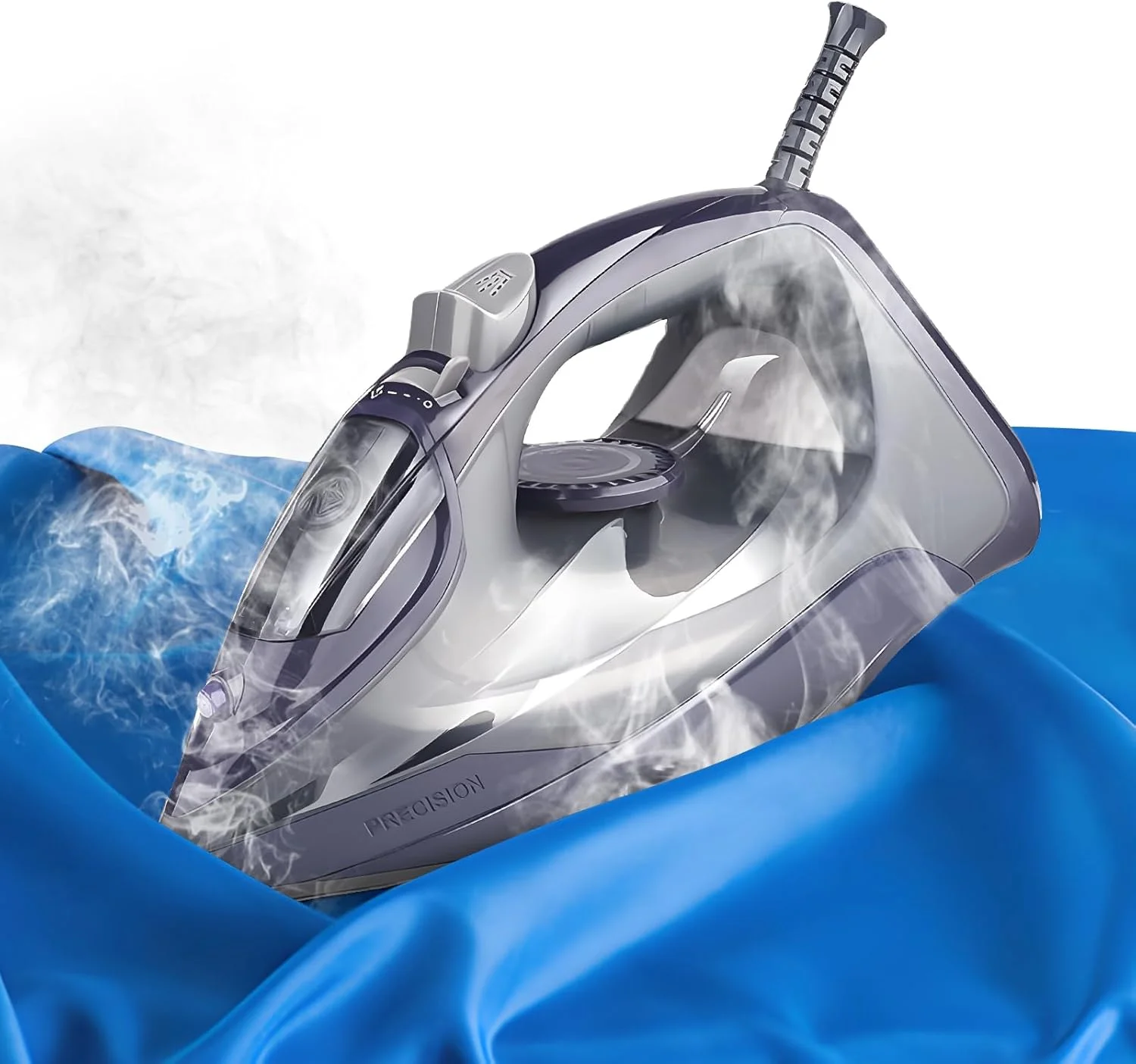 اتو بخار لباس Fawoonu با ترموستات دقیق، 2600 وات، اتو تخت قابل حمل با دسته ارگونومیک - کفی ضد خش، ظرفیت مخزن آب 250 میلی لیتر