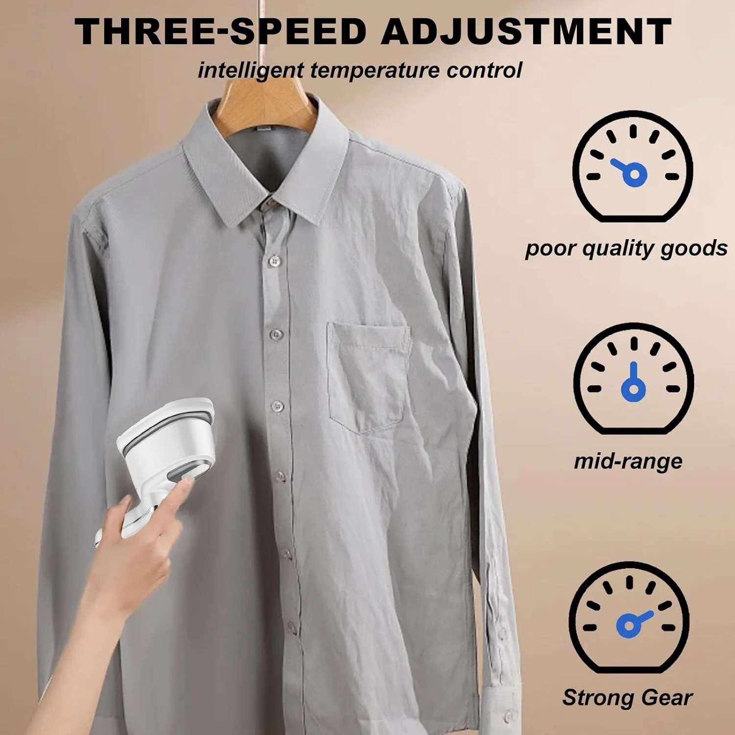 اتو بخار 2 در 1 FengMingoo، خروجی 6 سوراخه، چرخش 180 درجه، مخزن آب شفاف، 1100 وات، گرم شدن سریع 15 ثانیه ای، 3 سطح خروجی بخار، اتو بخار قابل حمل لباس برای مسافرت، خانه و محل کار، (سفید) اتو بخار 2 در 1 FengMingoo، خروجی 6 سوراخه، چرخش 180 درجه، مخزن آب شفاف، 1100 وات، گرم شدن سریع 15 ثانیه ای، 3 سطح خروجی بخار، اتو بخار قابل حمل لباس برای مسافرت، خانه و محل کار، (سفید)