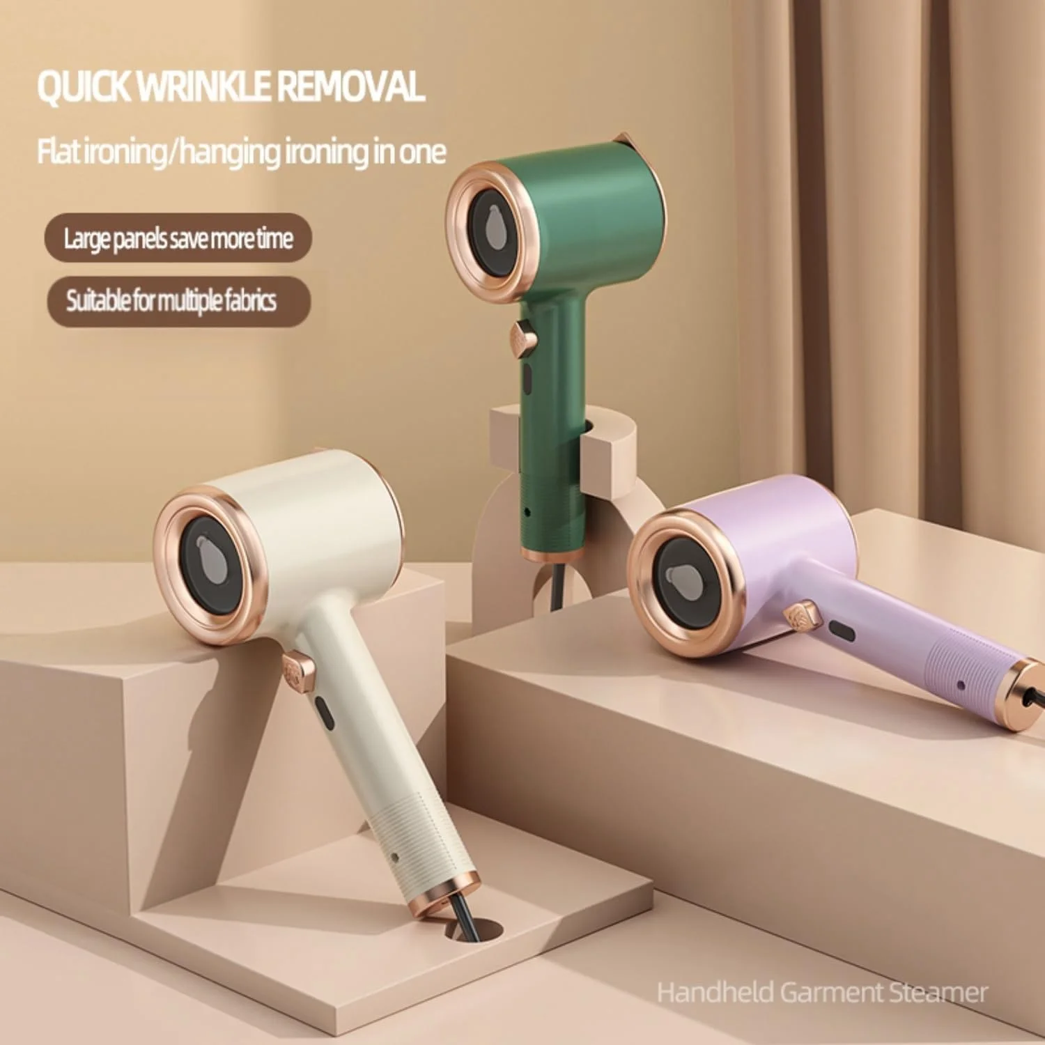 اتو بخار Emboadlie، مینی اتو مسافرتی قابل حمل، اتو بخار دستی کوچک برقی، اتو بخار سریع پیش گرم شونده خانگی و مسافرتی (سفید - 1 عدد) اتو بخار Emboadlie، مینی اتو مسافرتی قابل حمل، اتو بخار دستی کوچک برقی، اتو بخار سریع پیش گرم شونده خانگی و مسافرتی (سفید - 1 عدد)