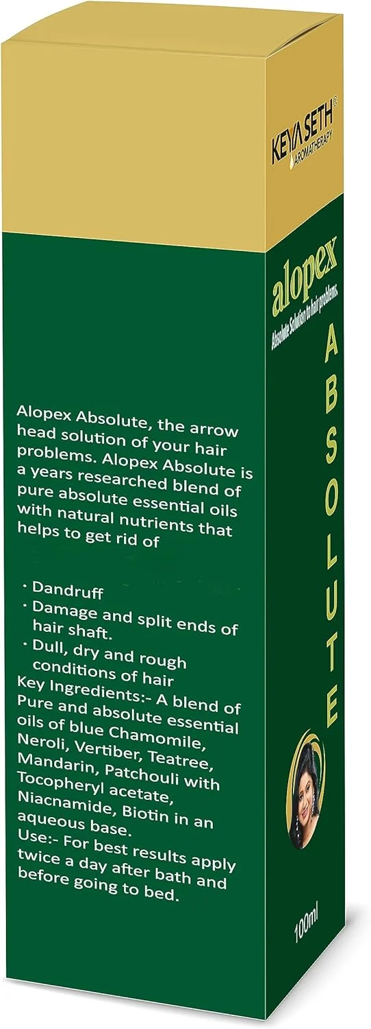 محلول تقویت کننده مو کییا ست آروما تراپی، DEVICE OF DROP Alopex Absolute بر پایه آب غنی شده با روغن درخت چای - 100 میلی لیتر