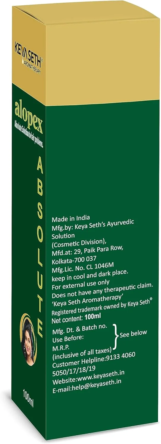 محلول تقویت کننده مو کییا ست آروما تراپی، DEVICE OF DROP Alopex Absolute بر پایه آب غنی شده با روغن درخت چای - 100 میلی لیتر