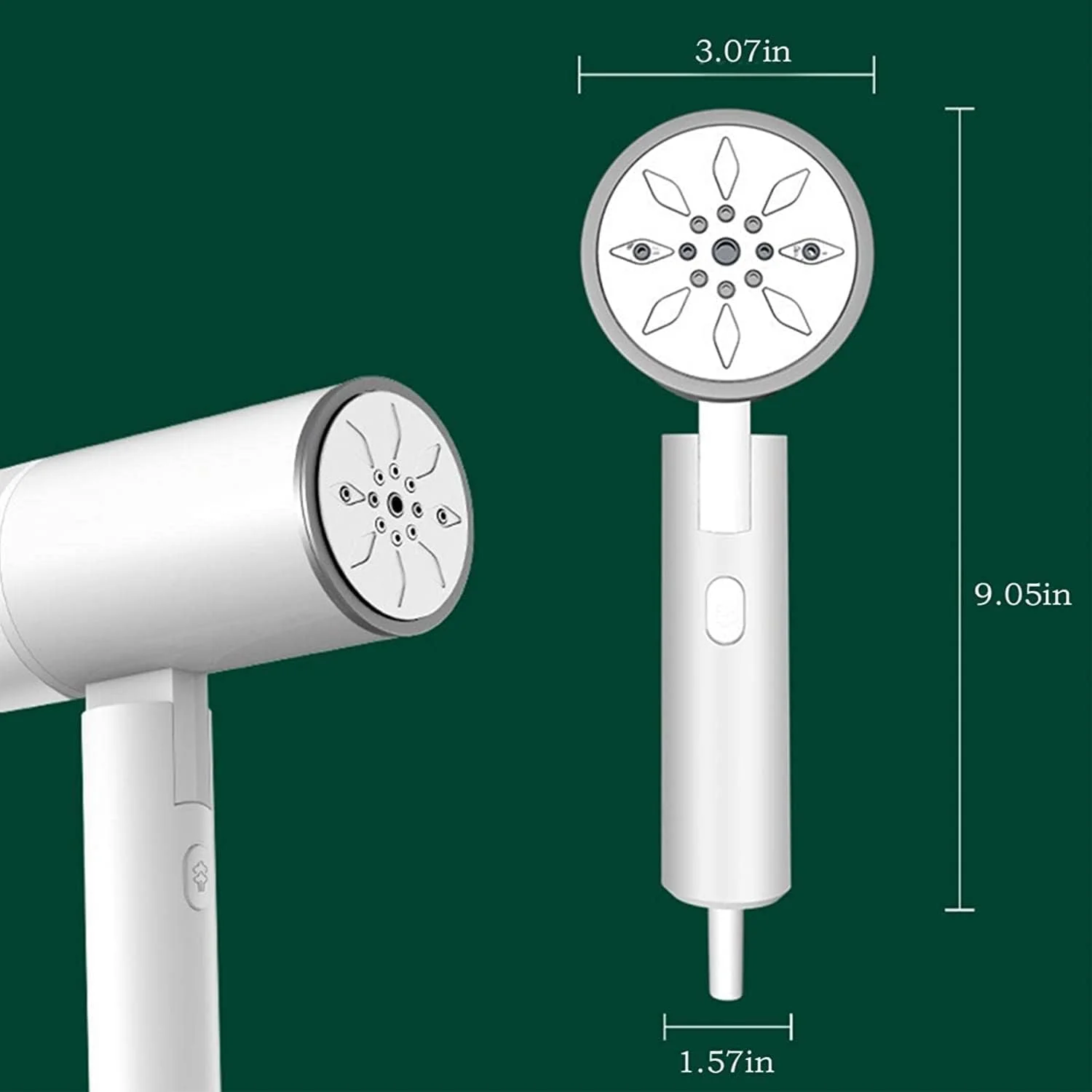 اتو بخار دستی تاشو برای از بین بردن چروک لباس، گرم شدن سریع 30 ثانیه ای، اتو بخار کوچک قابل حمل برای خانه و مسافرت