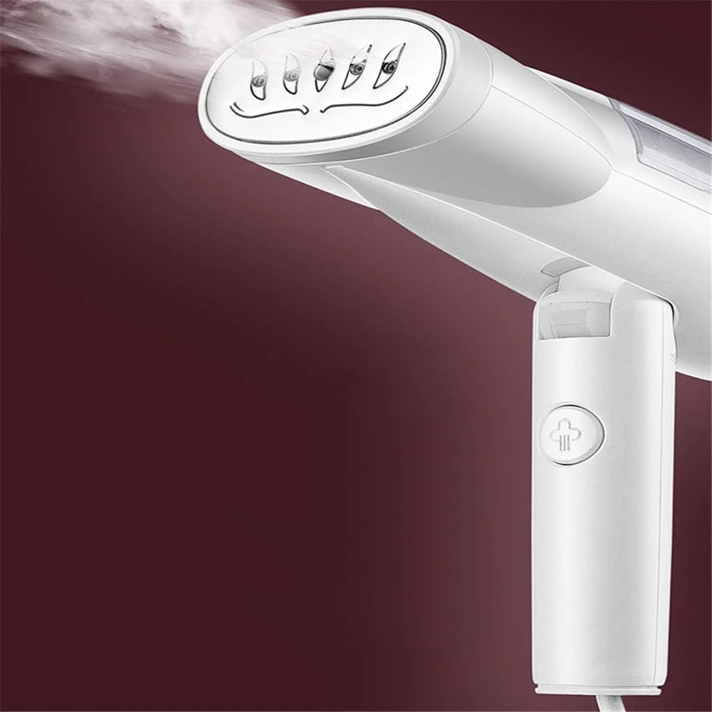 اتو بخار دستی کوچک خانگی CLX، دستگاه بخار قابل حمل، اتو بخار مسافرتی مینی، برس بخار 1300 وات